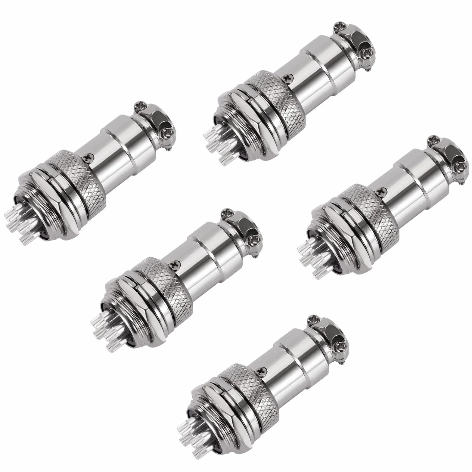 GX16 4-pinowe złącze lotnicze panel metalowy 16 mm żeńskie i męskie 5 par