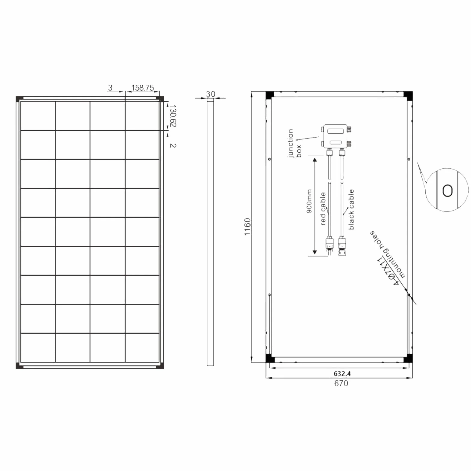 enjoy solar® Monokrystaliczny Panel słoneczny 150W 12V, PERC 9BB – idealny do kampera, instalacji balkonowej, altanki, łodzi
