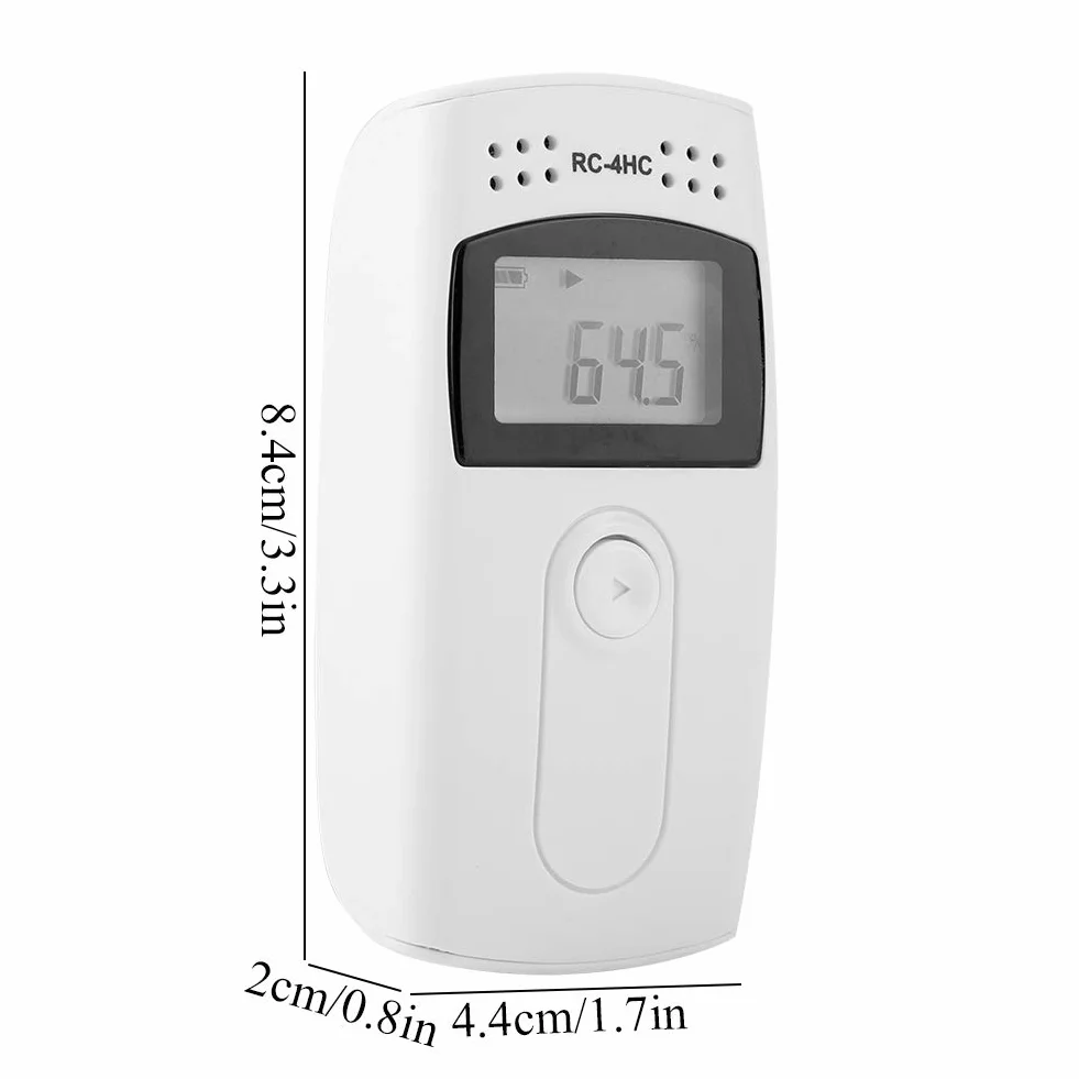 Rejestrator temperatury i wilgotności USB LCD Termometr z wyświetlaczem