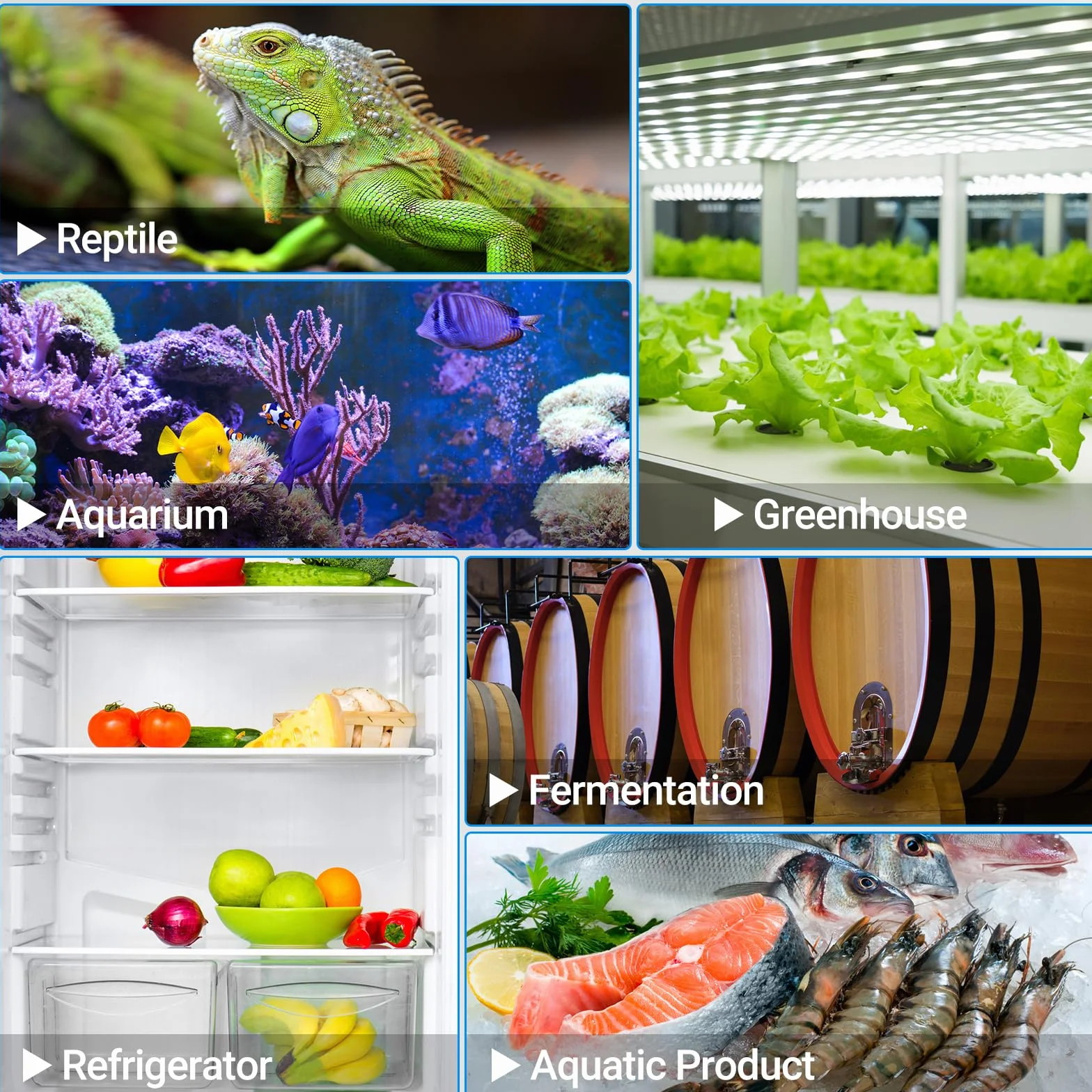 Cyfrowy termostat gniazdkowy 230 V do szklarni terrarium akwarium