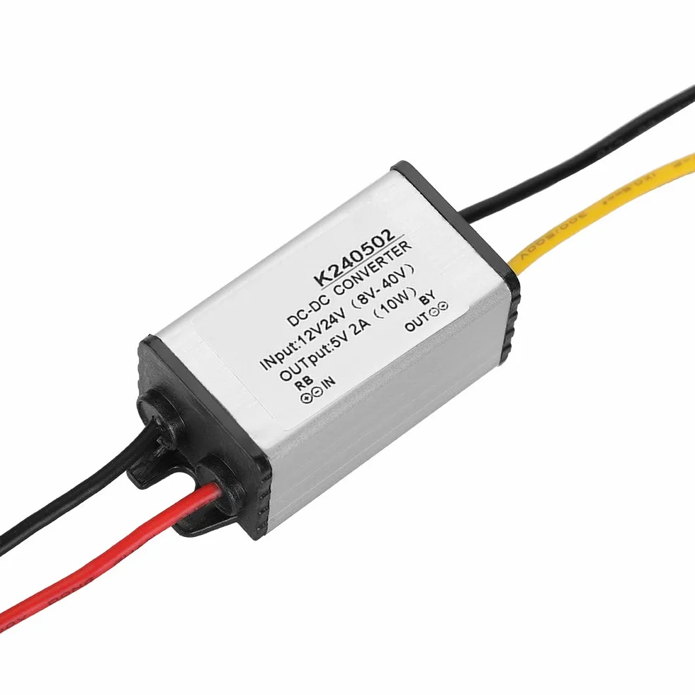Przetwornica Obniżająca Dc-Dc 12 V / 24 V Do 5 V 2A Wydajność Regulator Napięcia Diy Zasilacz Obniżający Moduł Zasilający