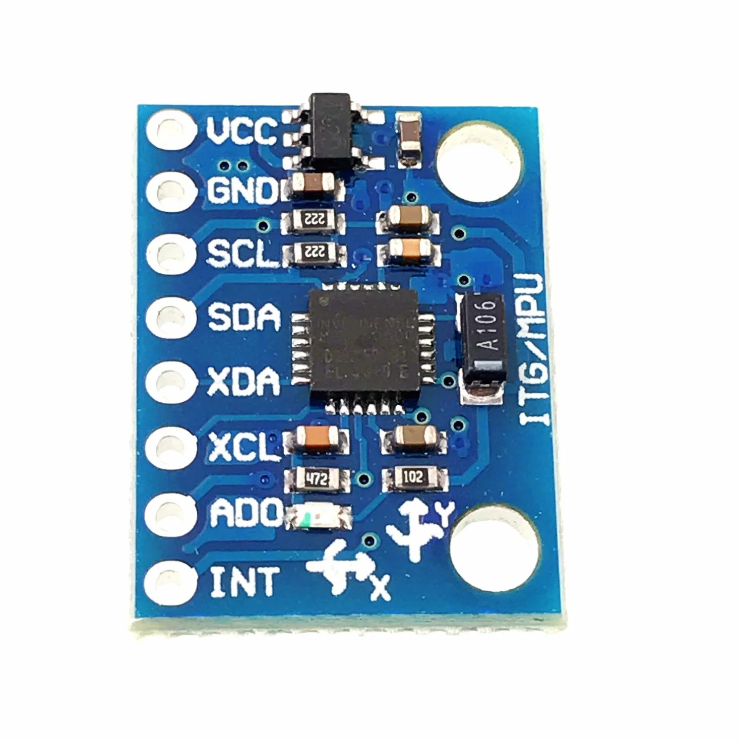 GY-521 MPU-6050 6DOF moduł 3-osiowy żyroskop akcelerometr czujnik nachylenia do Raspberry Pi Arduino