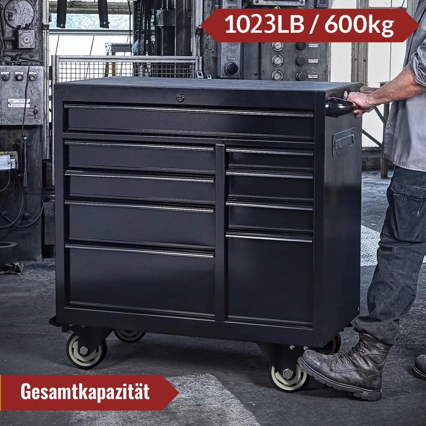 100mm kółka obrotowe z hamulcem bezpieczeństwa Zestaw 4 kółek Heavy Duty (2 z hamulcami i 2 bez) kółka meblowe z 600kg całkowitej pojemności