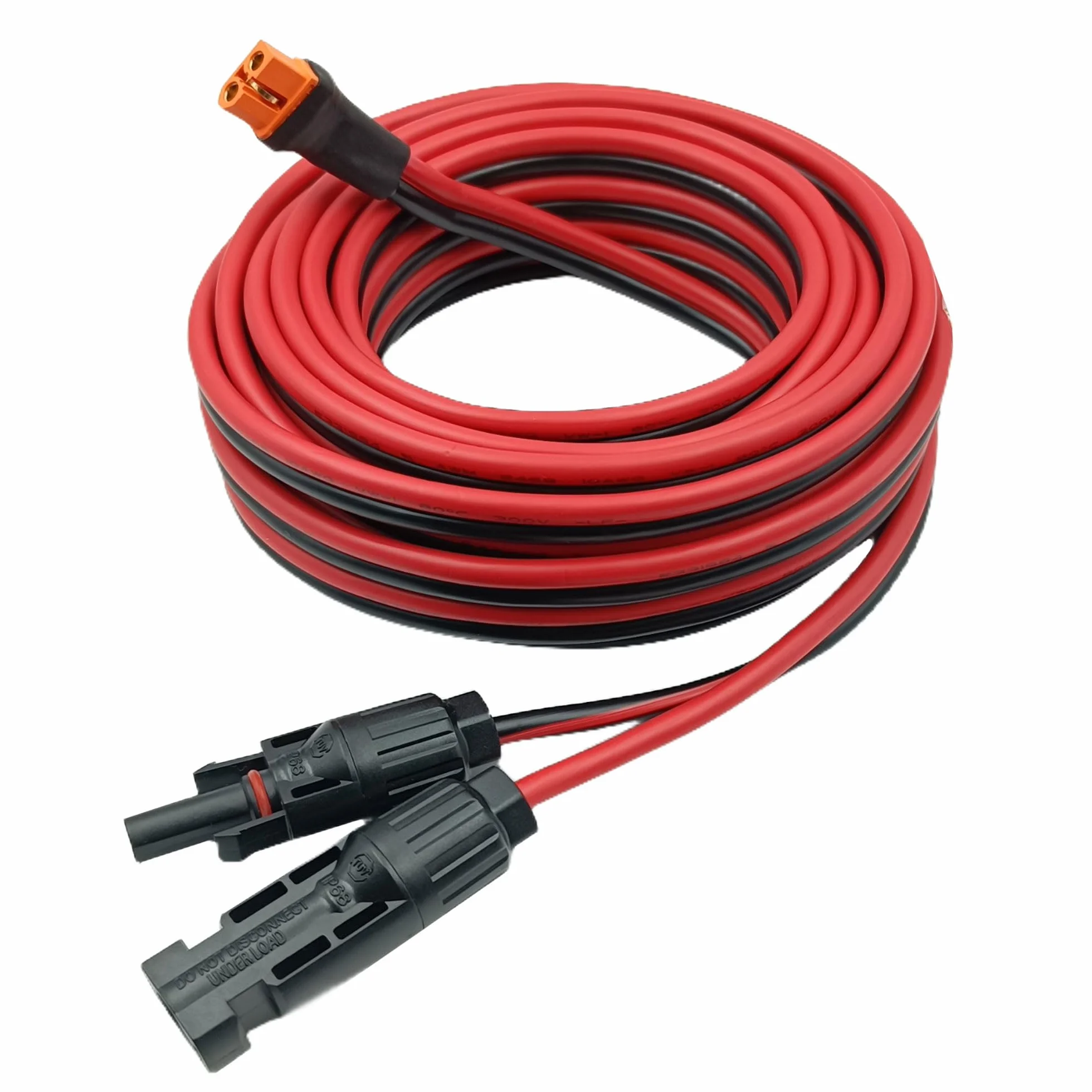 Kabel solarny XT60i 10AWG 6mm² Przedłużacz Adapter do Ecoflow Delta River Powerstation 7,62m