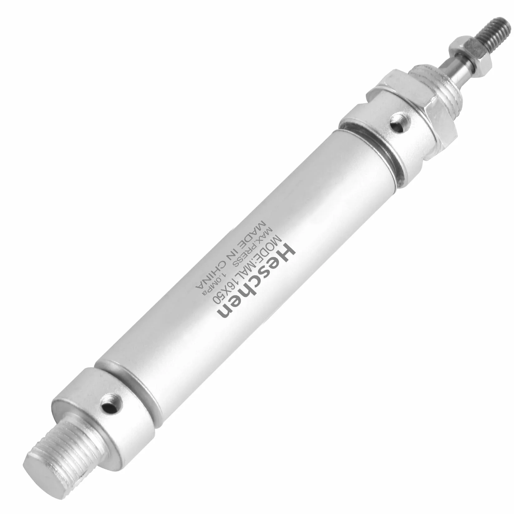 Heschen cylinder pneumatyczny MAL 16-50 M5 16mm 50mm dwustronne działanie