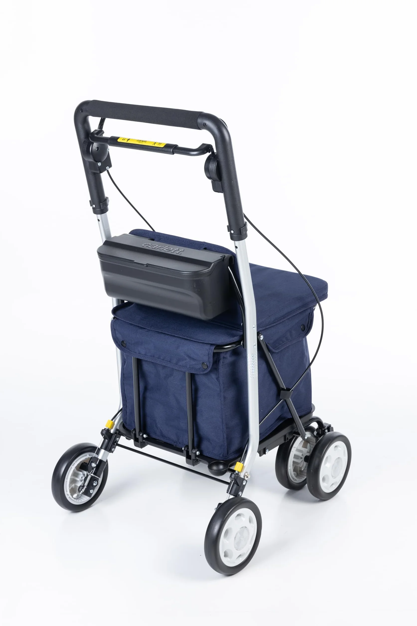 Carlett Lett800 Comfort Move Składany wózek na zakupy z siedziskiem 4 koła 29 l 15 kg Morski