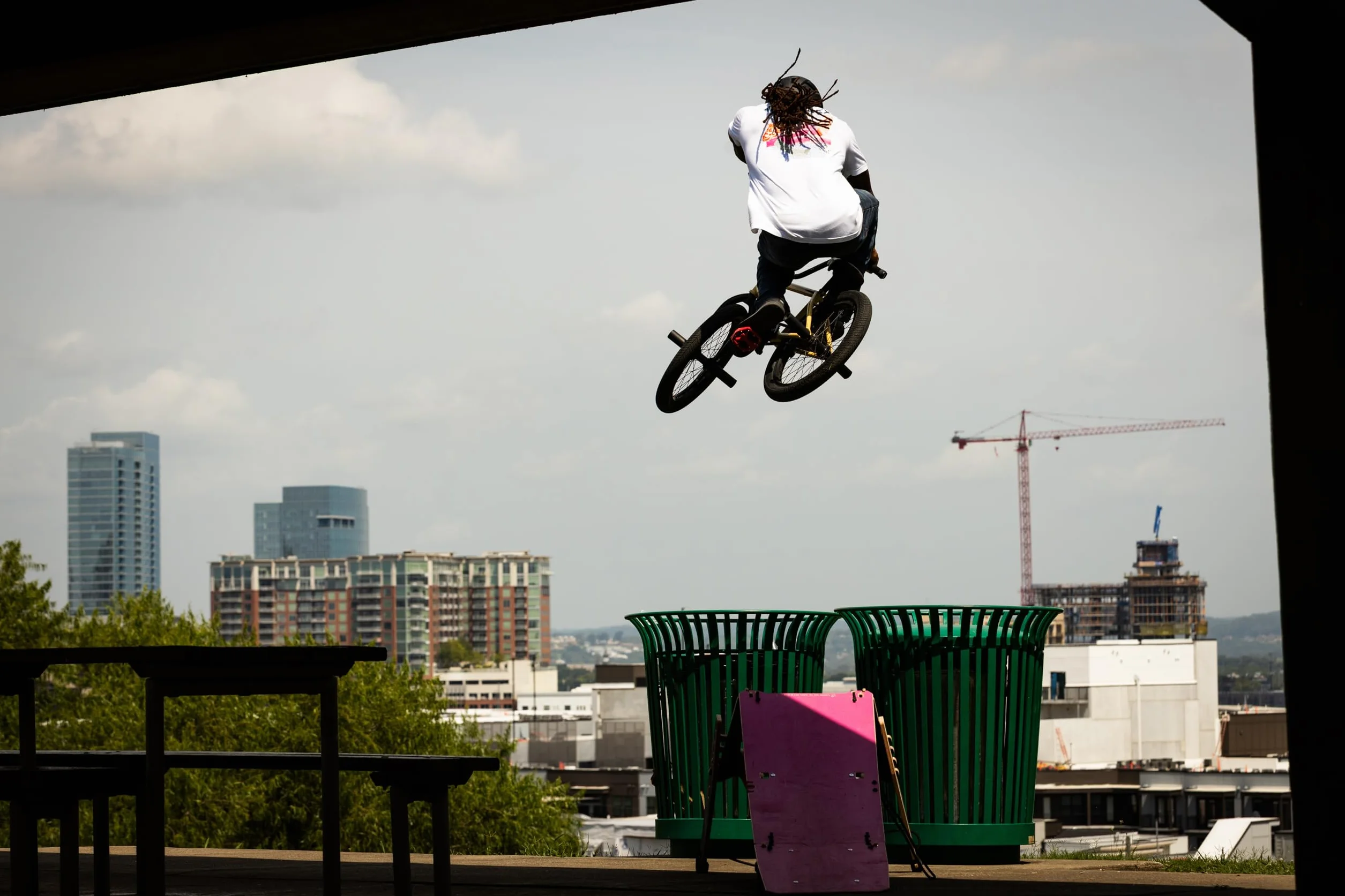 MTB Hopper Street Przenośna Rampa BMX Dirt/Street do Skoków Deskorolki Hulajnogi