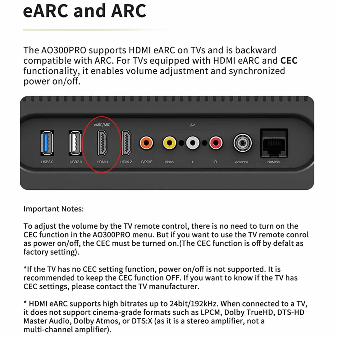 SMSL AO300Pro Power Amplifier DAC Headphone Amp 2.1CH 165Wx2 with MA5332MS IC MQA MQA-CD DAC CS43131 IC 4.4mm/6.35mm 768K/32Bit XMOS XU316 USB/BT5.3/Coax/Opt/RT CA/HDMI(eARC) wzmacniacz wejściowy