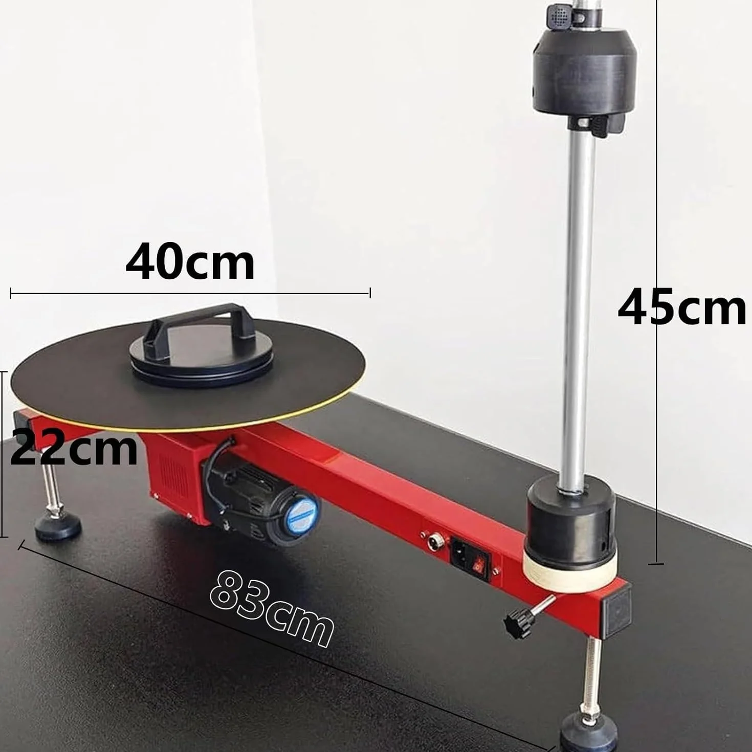 Electric Stretch Film Wrapping Machine Turntable Double Shaft Semi-Automatic Pallet Packing Industrial