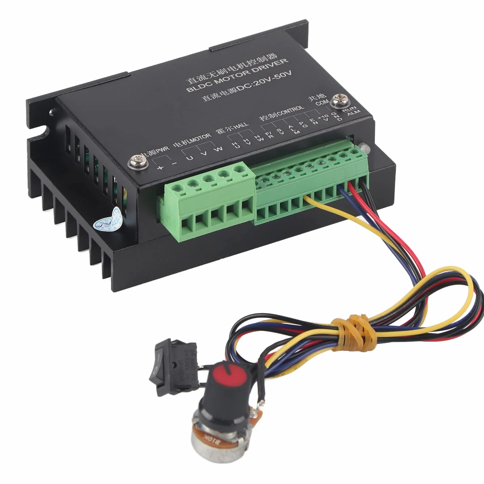 Sterownik Silnika BLDC 48V 500W Regulator Prędkości dla CNC Bezszczotkowego Wrzeciona 3-Fazowy Wysokiej Mocy