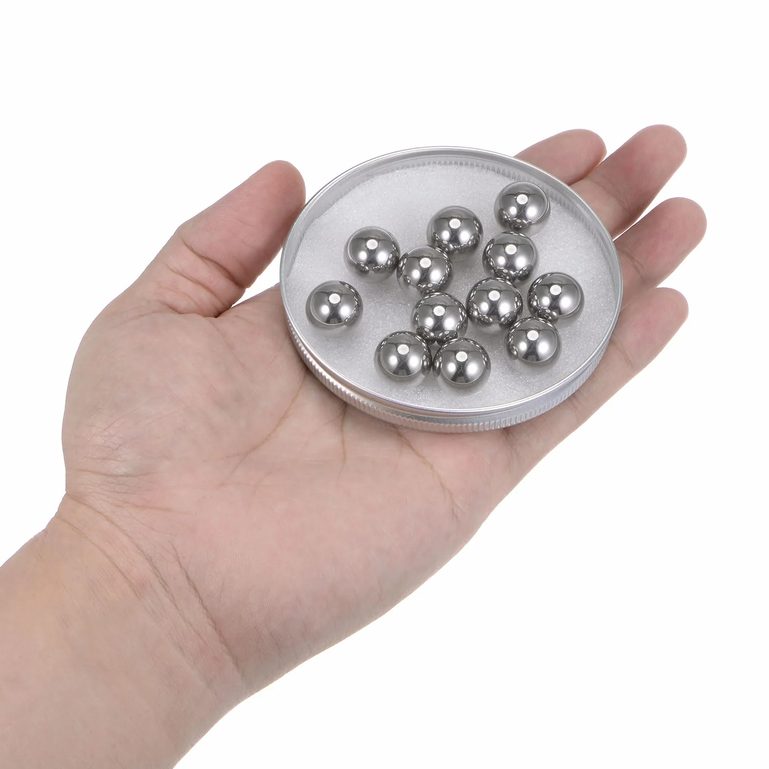 Kulki ze stali nierdzewnej 304 14 mm precyzyjne do łożysk 12 sztuk