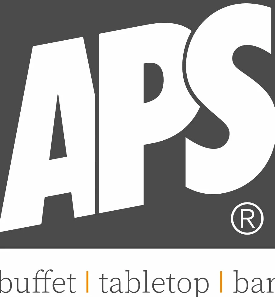 APS Witryna bufetowa – obustronnie otwierana, przezroczysta zwijana osłona, miska, taca ze stali nierdzewnej oraz dwa akumulatory chłodzące – Made in Germany