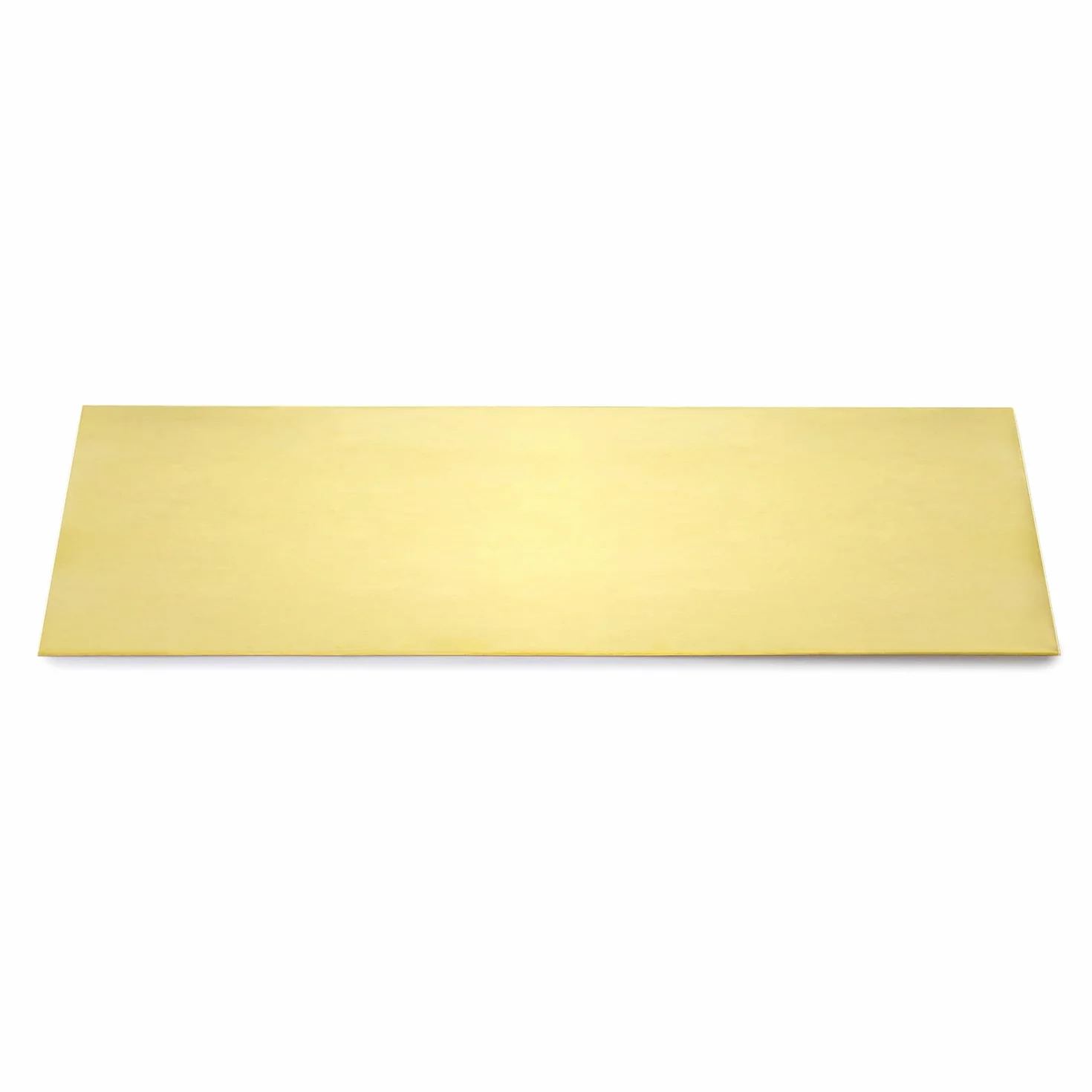 Odporna na korozję blacha mosiężna QWORK H62 (0,5 mm, 100 mm x 300 mm)