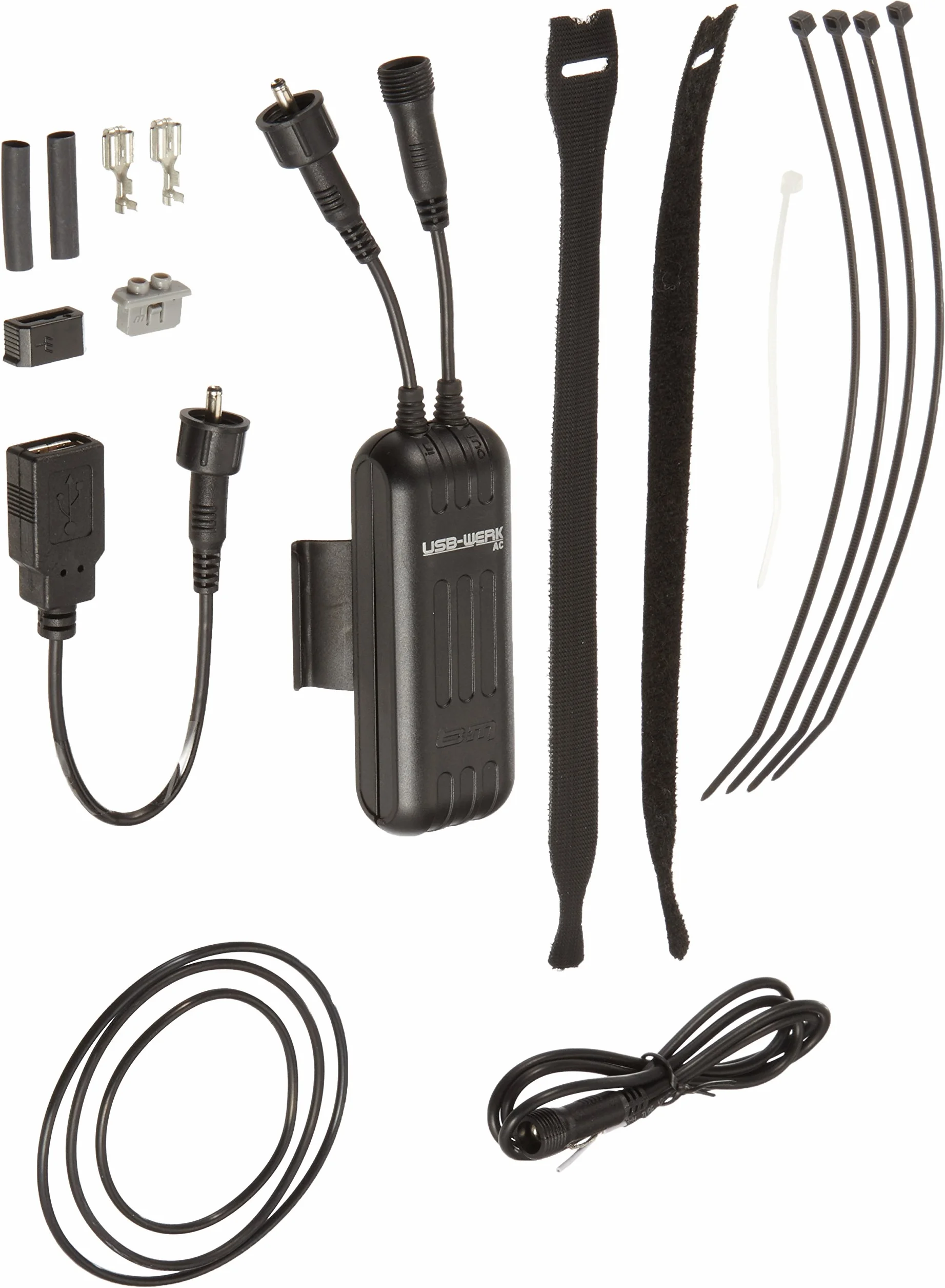 Busch & Müller USB-Werk 361BW ładowarka do akumulatorów AC czarna