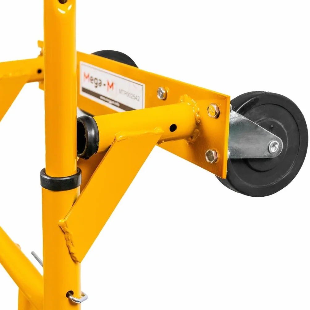 Mega-M Wózek transportowy 2 w 1 250KG rozkładany żółty