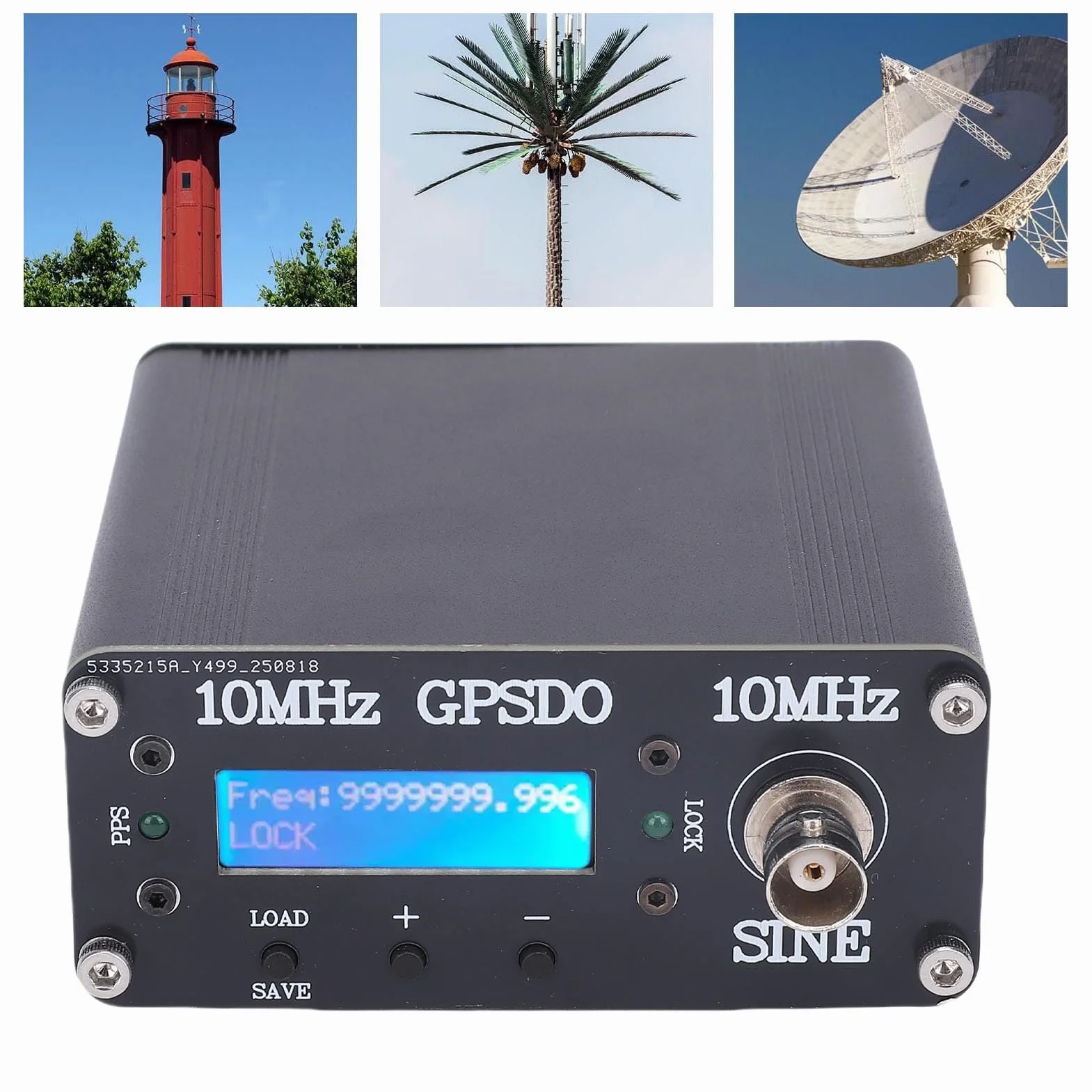 Eujgoov Dyscyplinowany Oscylator Oscylator 10 MHz Zegar Precyzyjny z Wyjściem 10 MHz dla Miernika Częstotliwości Dekoderu Audio
