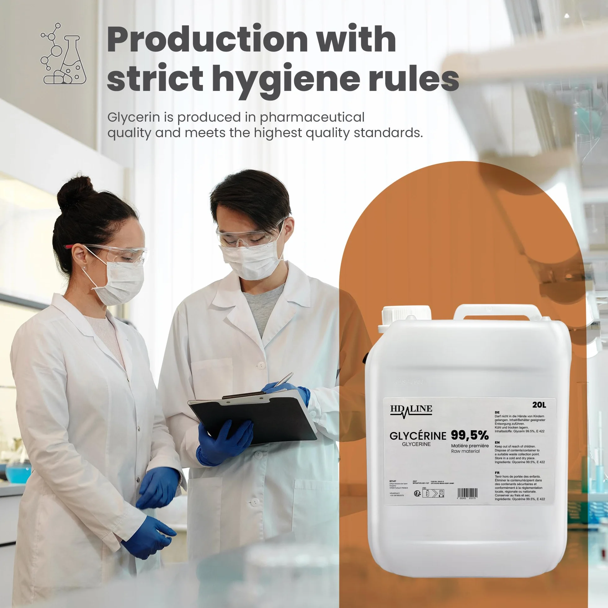 Hd-Line Gliceryna 99,5% Przezroczysty 20 l
