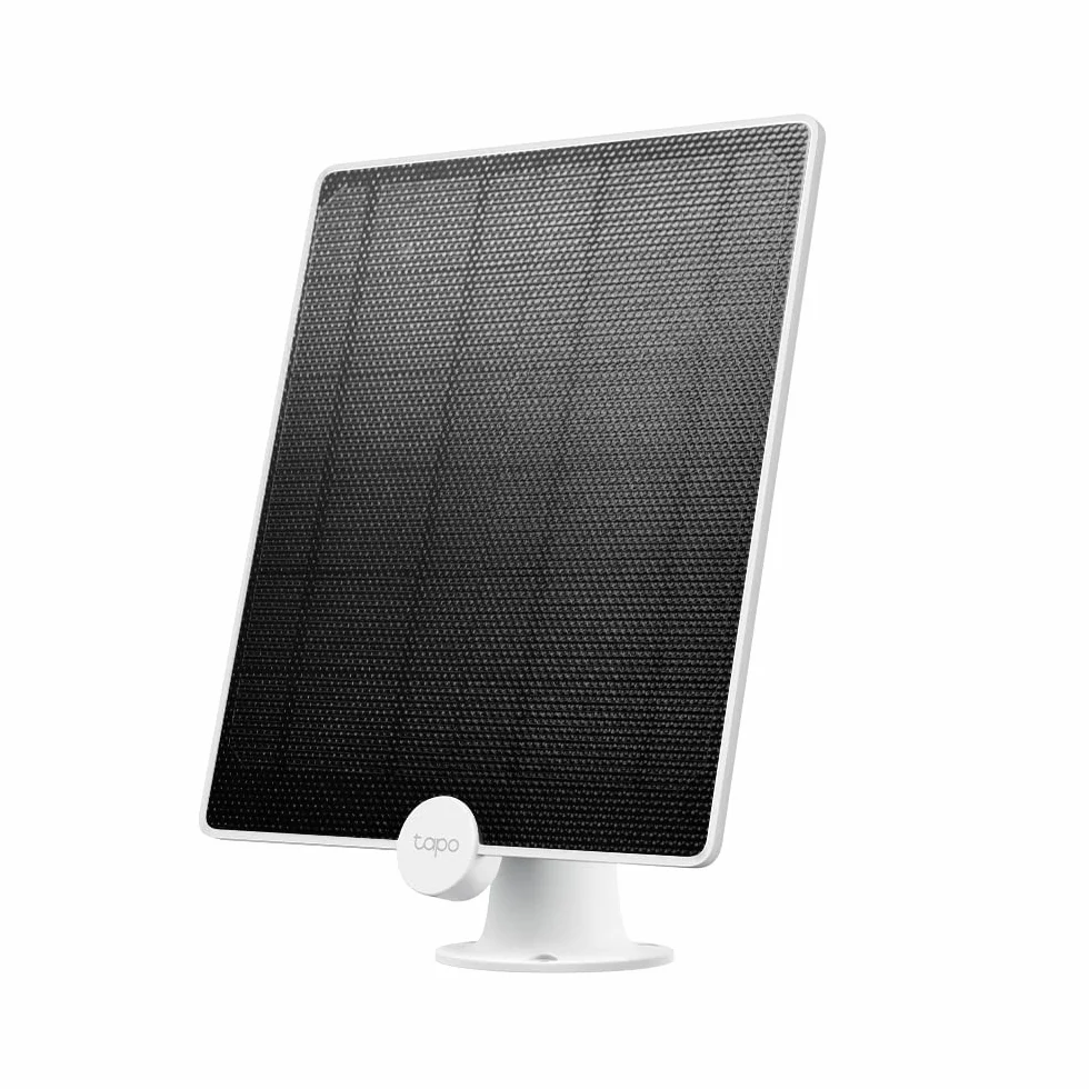 TP-Link Tapo A200 | Panel solarny do kamer Tapo | Kompatybilny z C420, C425, D230S1 i innymi modelami bateryjnymi | Ładowanie bezprzewodowe | Kabel 4 m w zestawie | Montaż zewnętrzny IP65