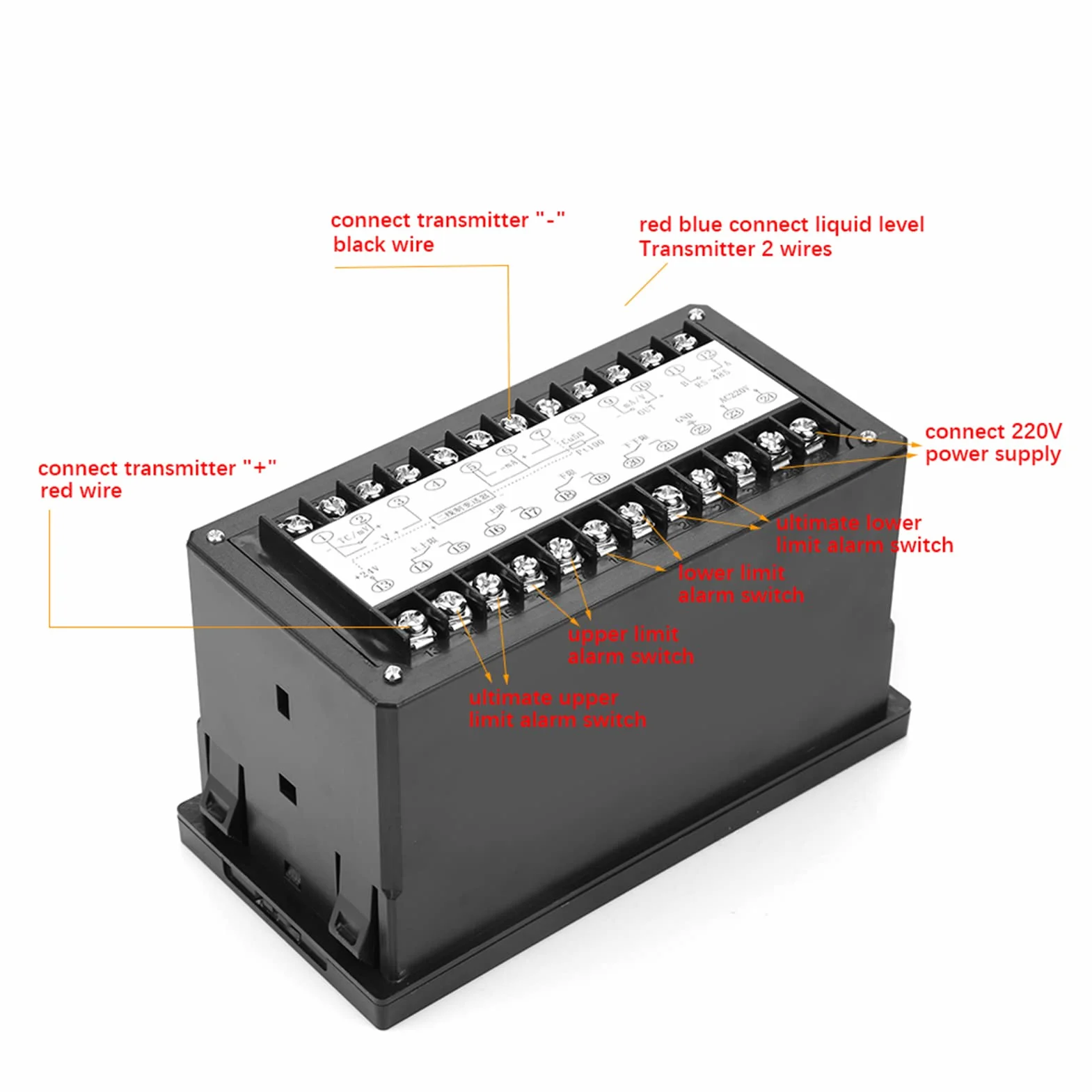 Inteligentny Regulator Ciśnienia AC220V 4-20mA Czujnik Poziomu Cieczy T80