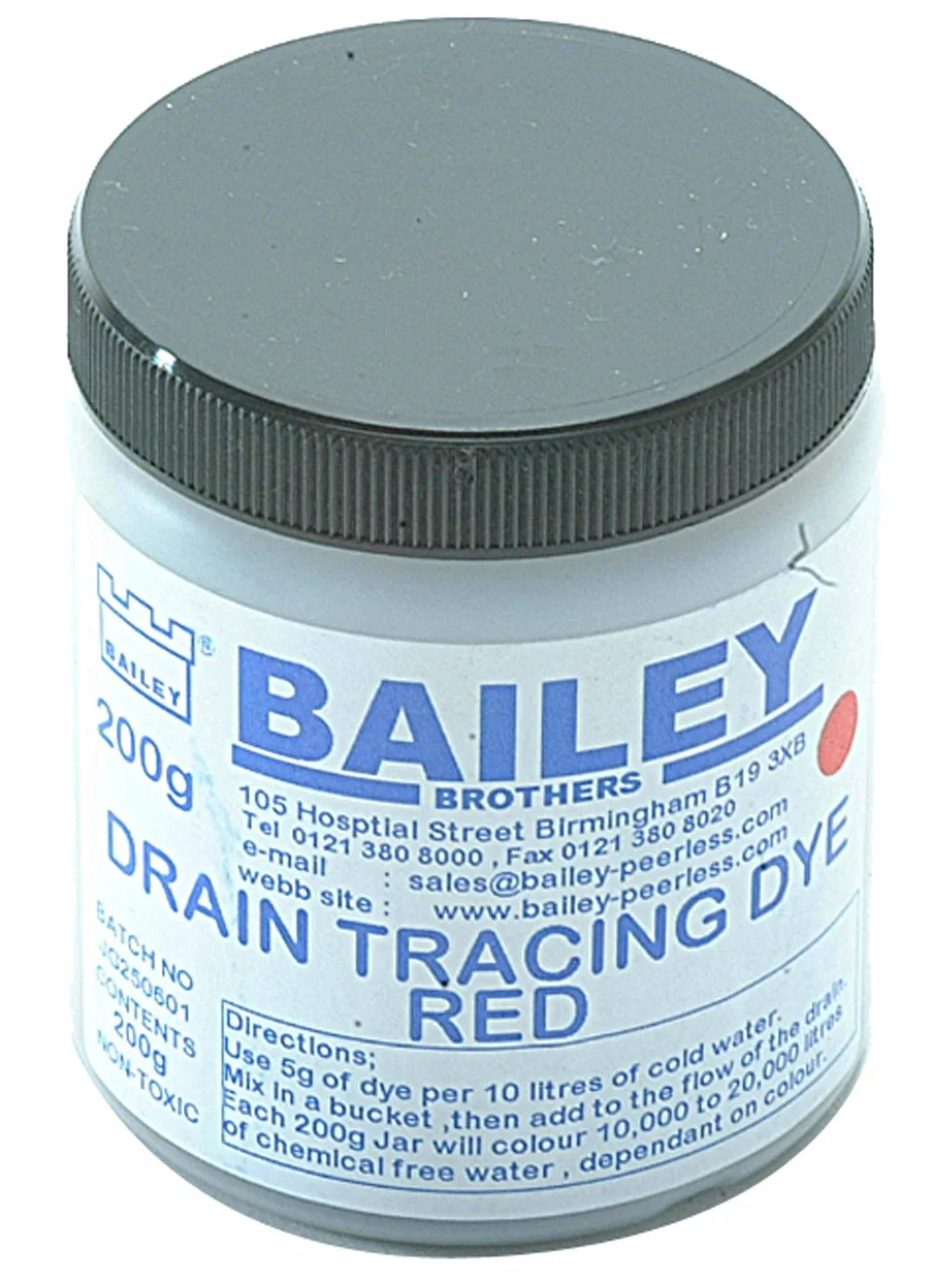 Bailey 3590 fluorescencyjny marker czerwony