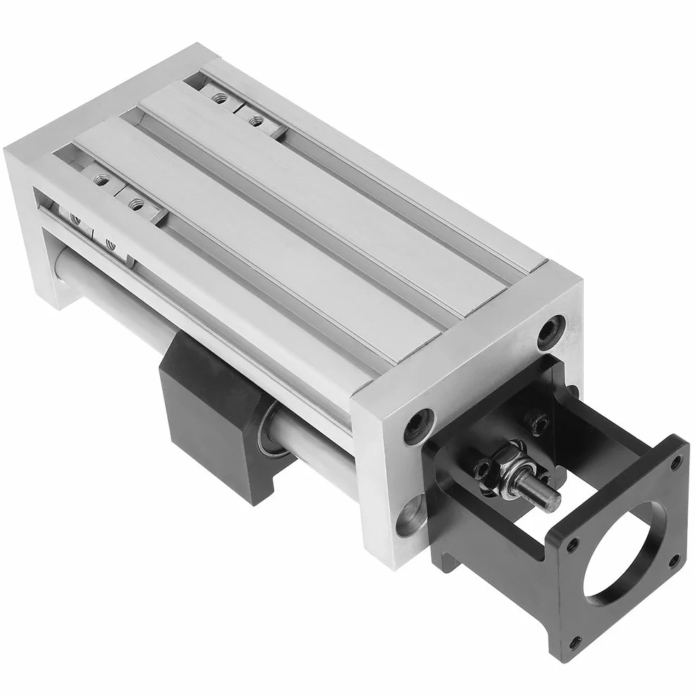 Moduł ruchu liniowego, wysoka ręczna śruba kulowa prowadnica liniowa prowadnica liniowa moduł skoku, stół przesuwny CNC 100 mm / 3,9 cala