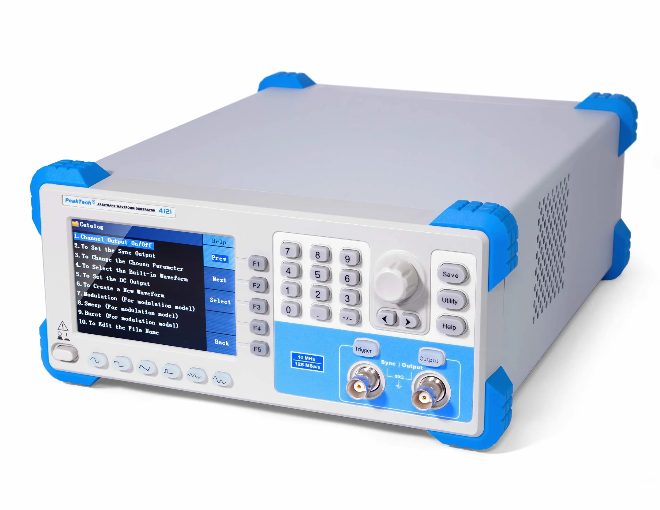 PeakTech P 4121 Generator sygnałów arbitralnych 1 µHz - 10 MHz TFT