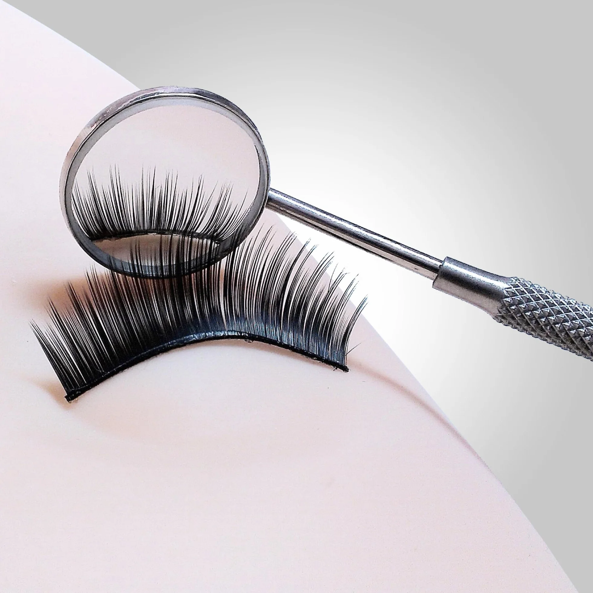 XXL Lashes Lusterko dentystyczne, lusterko do przedłużania rzęs do kontroli aplikacji, lusterko do rzęs