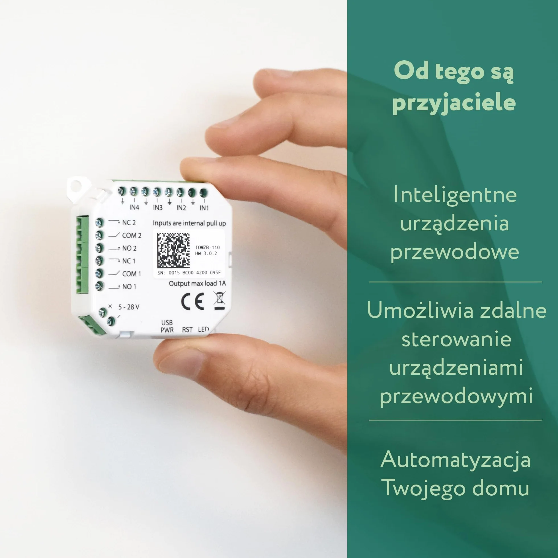 frient IO Module Moduł wejścia/wyjścia Zigbee Inteligentny dom Interfejs przewodowy