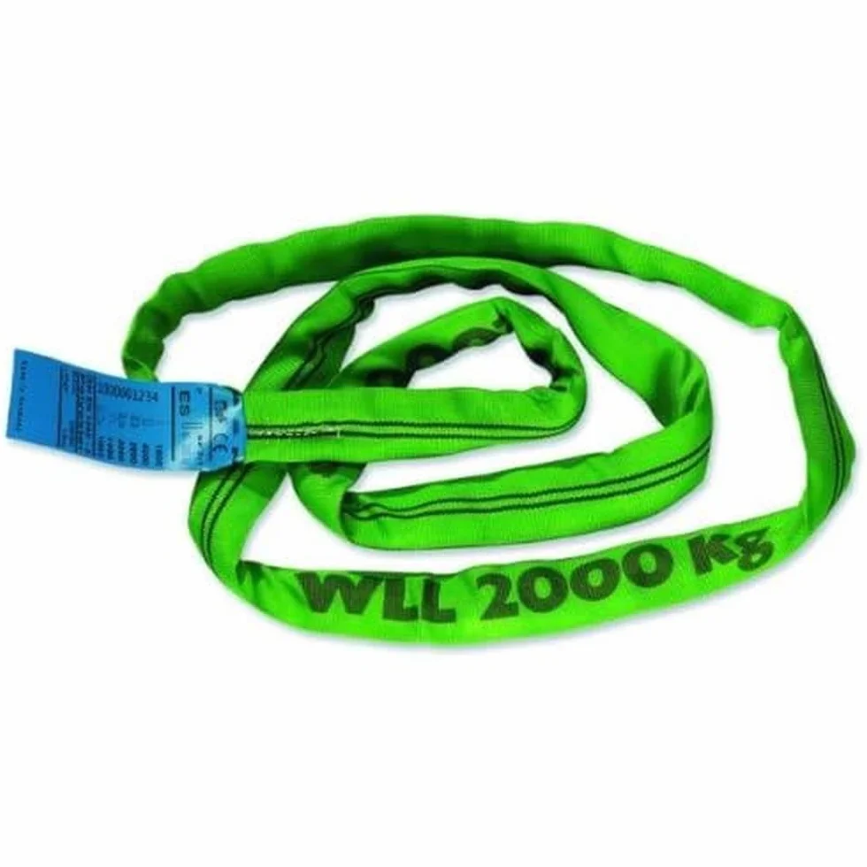 Braun 20011RS pętla okrągła, udźwig 2000 kg, obwód 1 m, bez końca, z rdzeniem poliestrowym, zielona