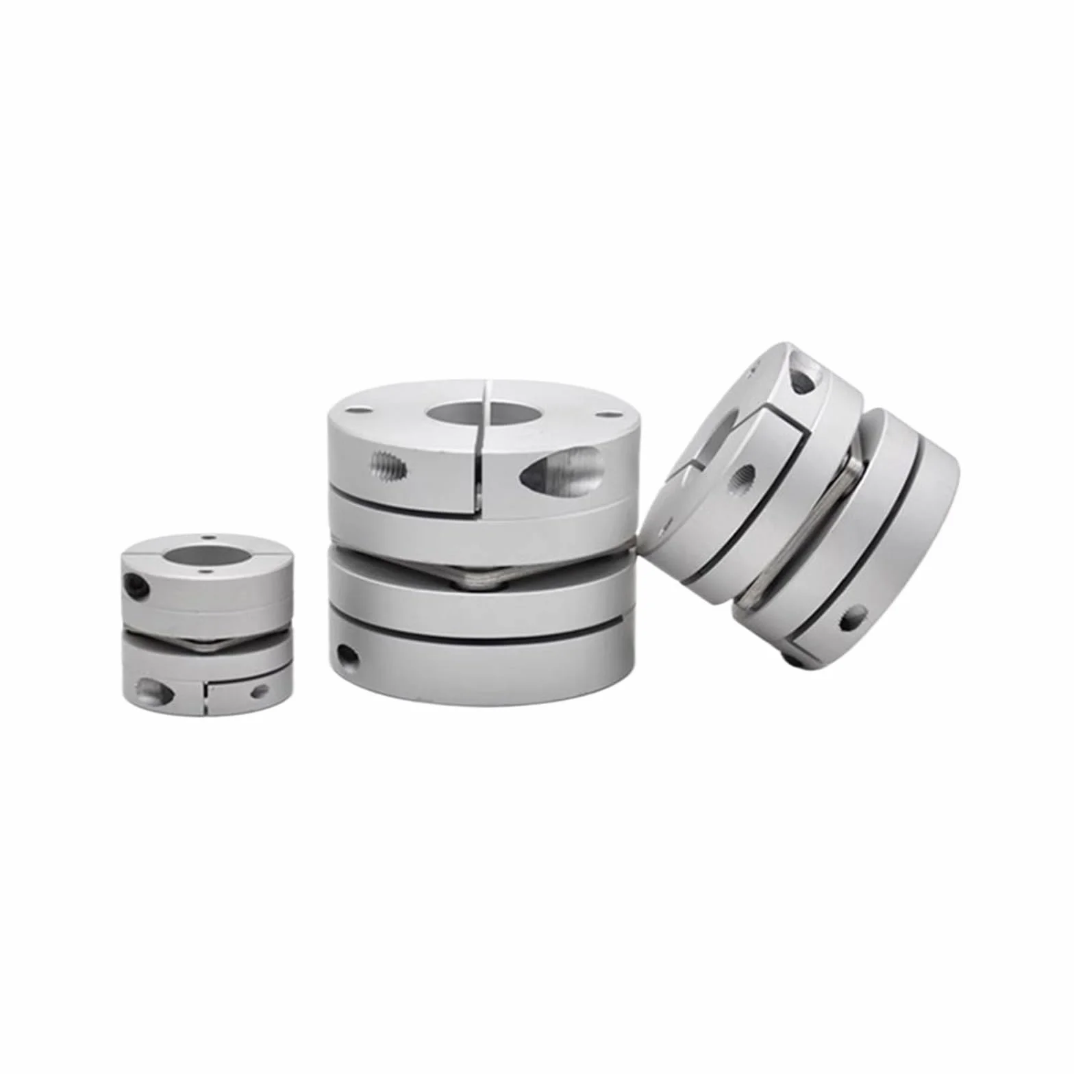 Elastyczne sprzęgło membranowe Stop aluminium D44mm L35mm Śruba kulowa Step Servo Enkoder 8x9mm