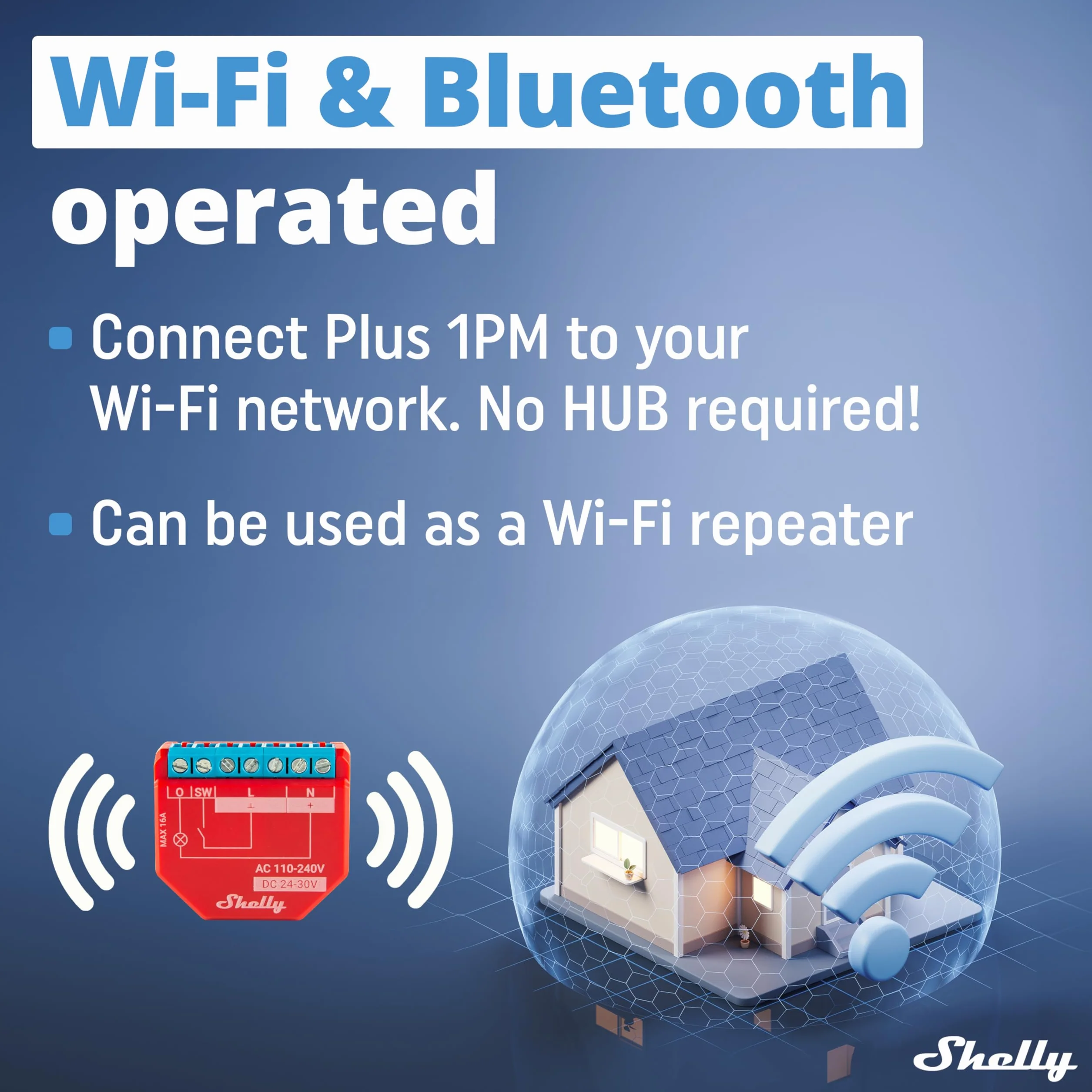 Shelly Plus 1PM Bluetooth Wi-Fi automatyzacja urządzeń elektrycznych świateł zużycia energii zestaw 4 szt.