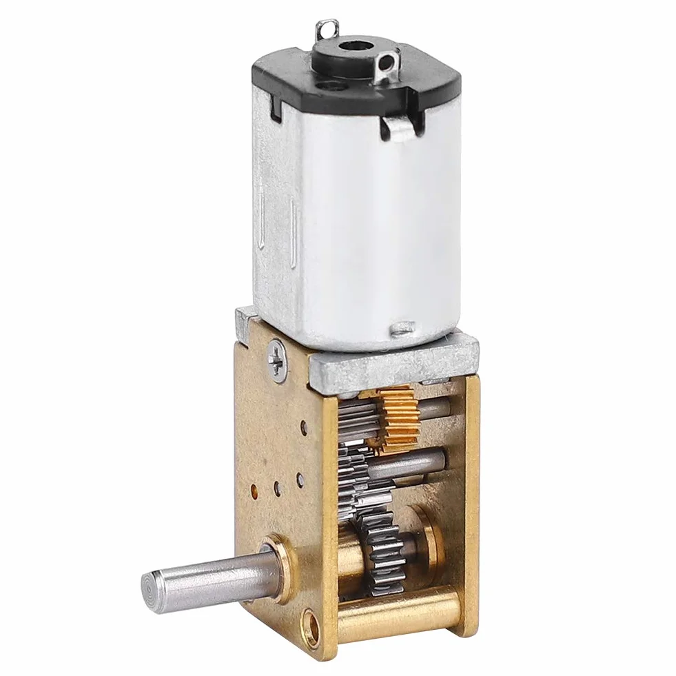 Mini metalowy silnik przekładniowy mikroelektryczny wentylator silnik N20 DC12 V Redukcja prędkości CW/CCW mikrosilnik (DC12V27RPM)
