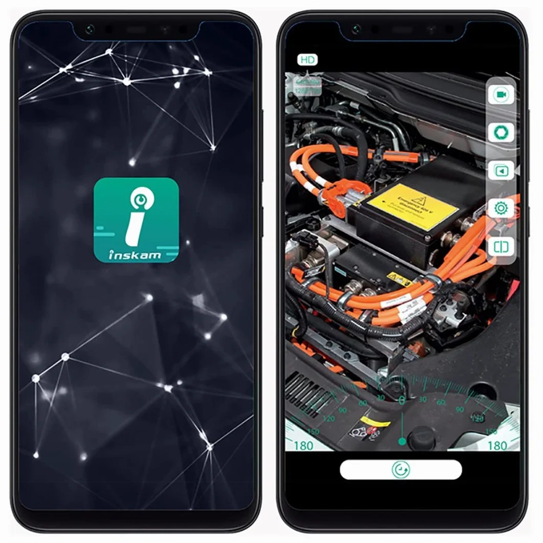 KS Tools 550.7560 Zestaw wideoskop wi-fi Ø 5,5 mm 0° sonda z kamerą przednią HD, 5-szt