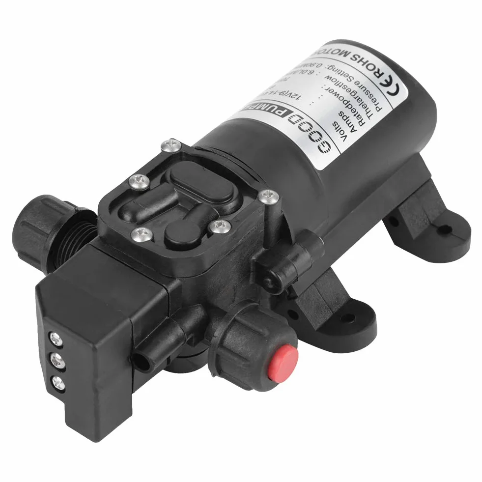 Pompa samozasysająca DC 12V 0.9Mpa 6L/Min 70W do przyczepy kempingowej