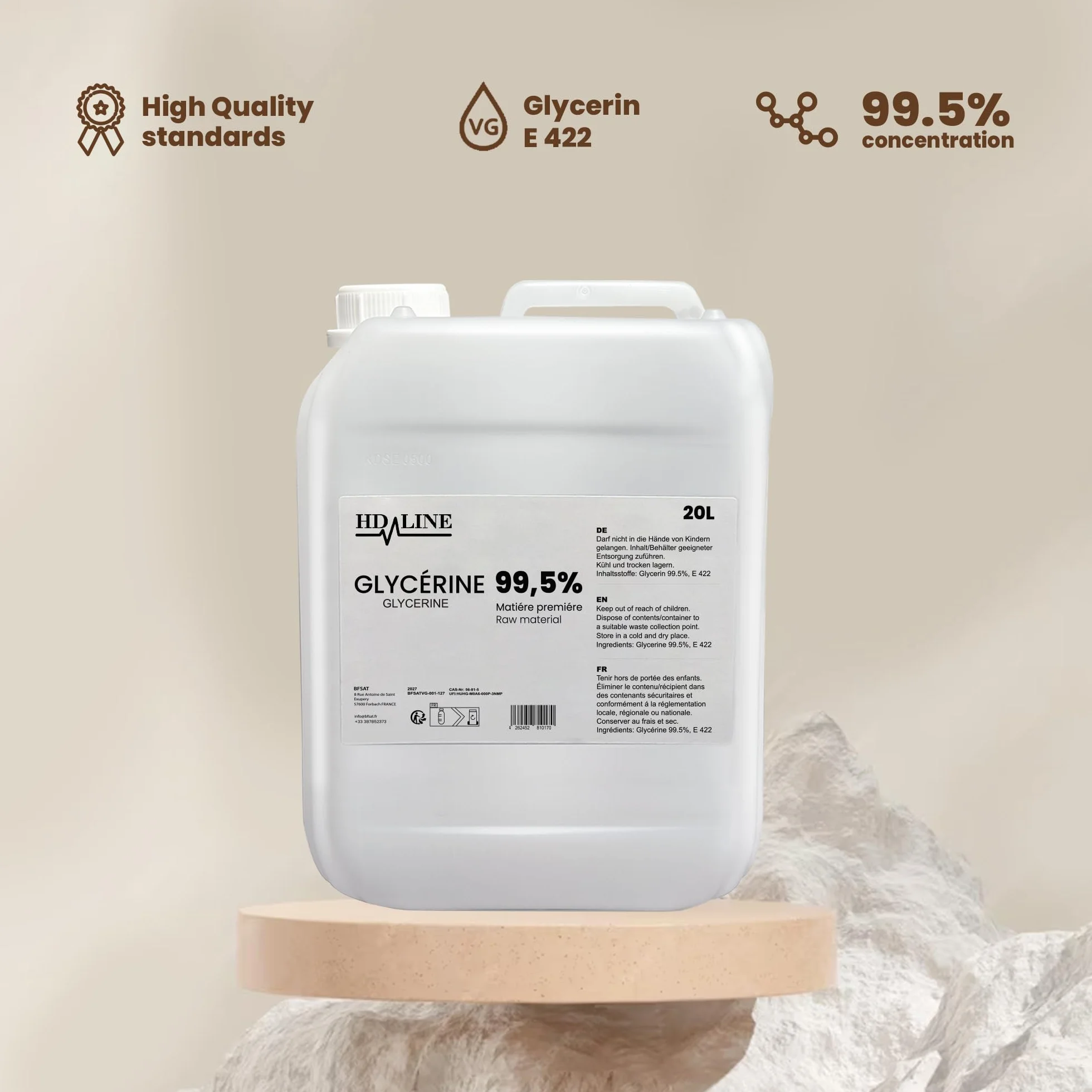 Hd-Line Gliceryna 99,5% Przezroczysty 20 l