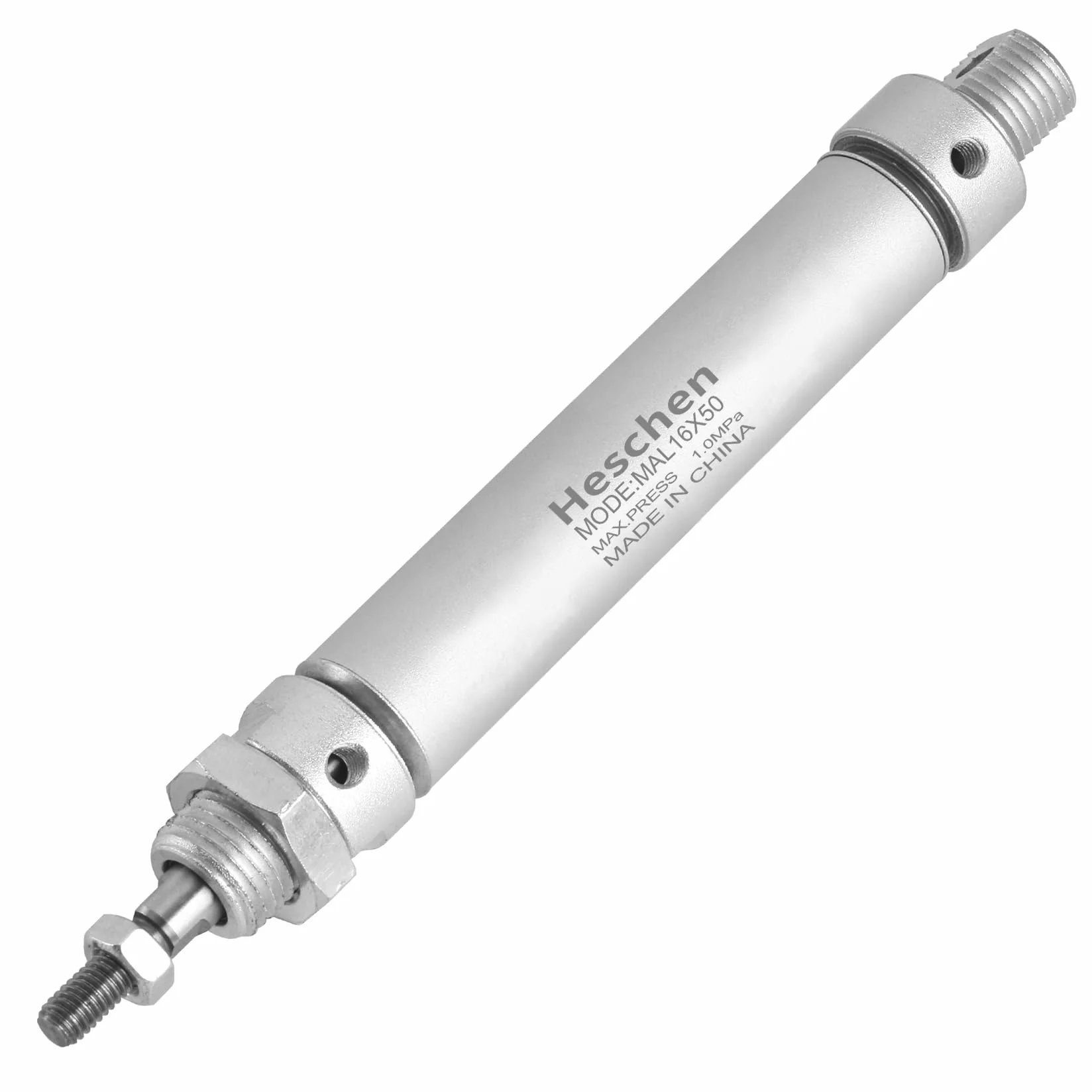 Heschen cylinder pneumatyczny MAL 16-50 M5 16mm 50mm dwustronne działanie
