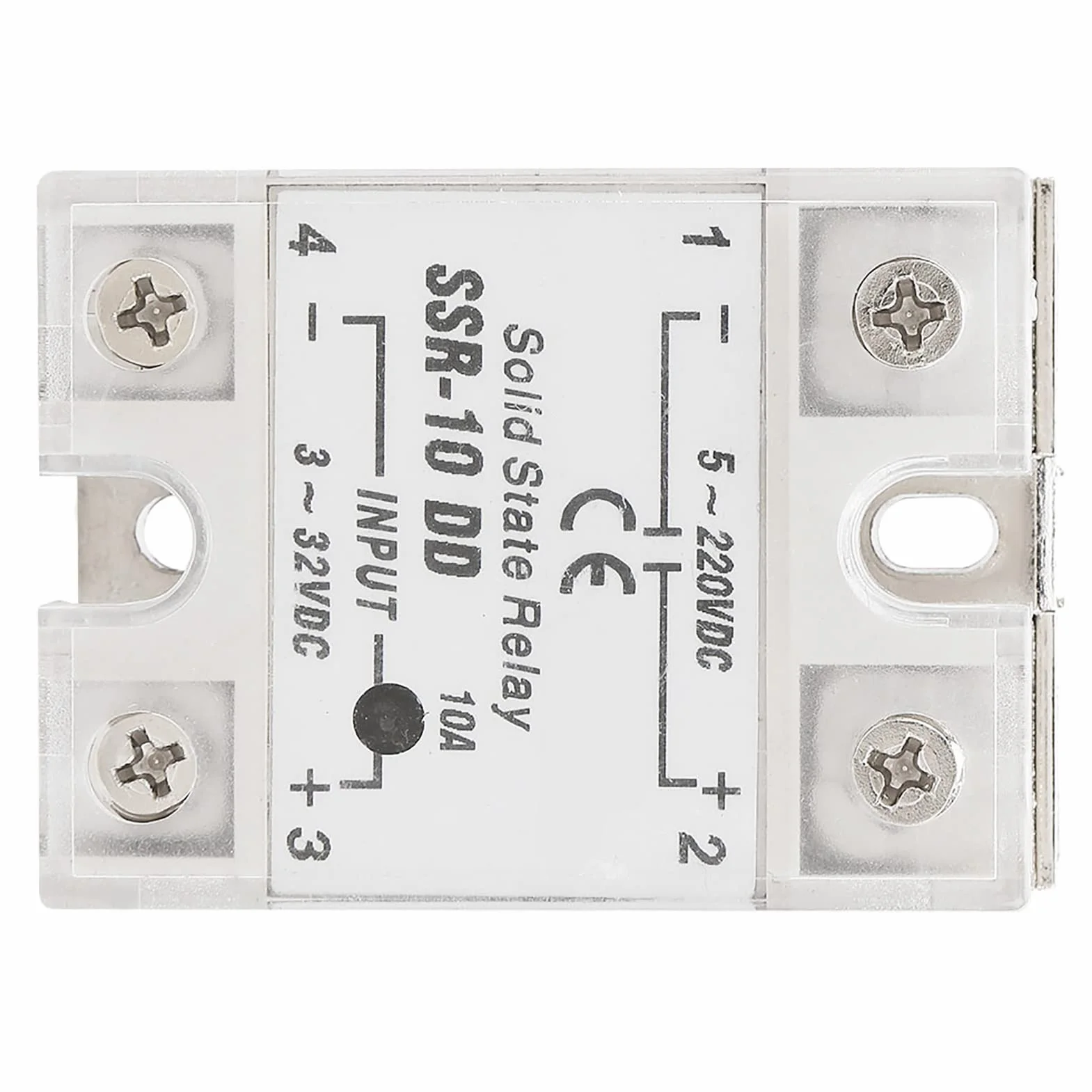 Przekaźnik półprzewodnikowy SSR-10 DD 5-220 VDC do procesu automatyki przemysłowej