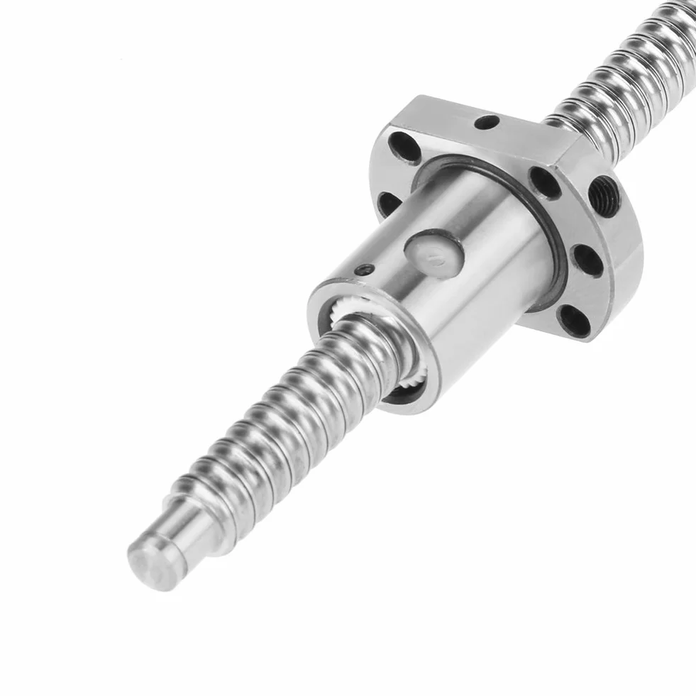 Śruba kulowa, śruba pociągowa, wrzeciono gwintowane Śruba kulowa walcowana Części CNC SFU1204 12mm 500mm z długością nakrętki ok 19,69 cala / 500mm