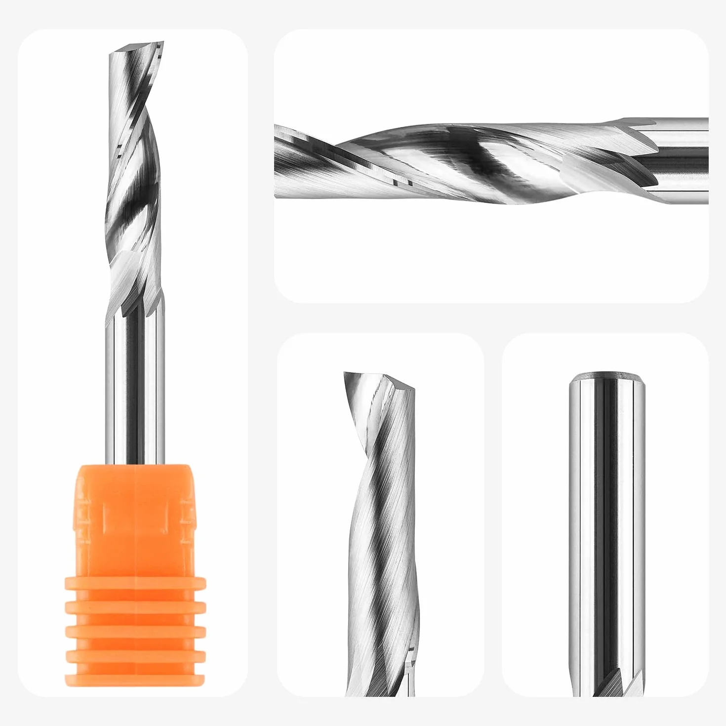 SpeTool Frez aluminiowy 6 mm 22 mm 50 mm do frezarki CNC z twardego metalu
