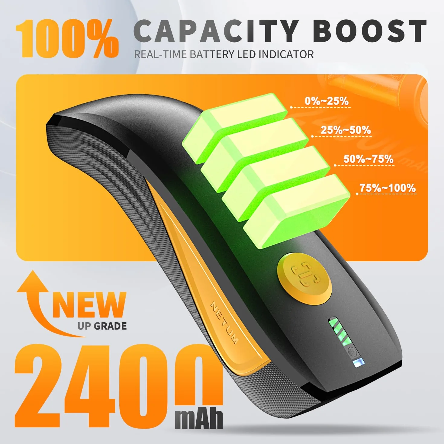 NETUM CS7501 Bluetooth Skaner Kodów Kreskowych 1D 2D Przenośny Bezprzewodowy