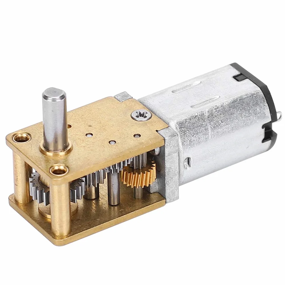 Mini metalowy silnik przekładniowy mikroelektryczny wentylator silnik N20 DC12 V Redukcja prędkości CW/CCW mikrosilnik (DC12V27RPM)