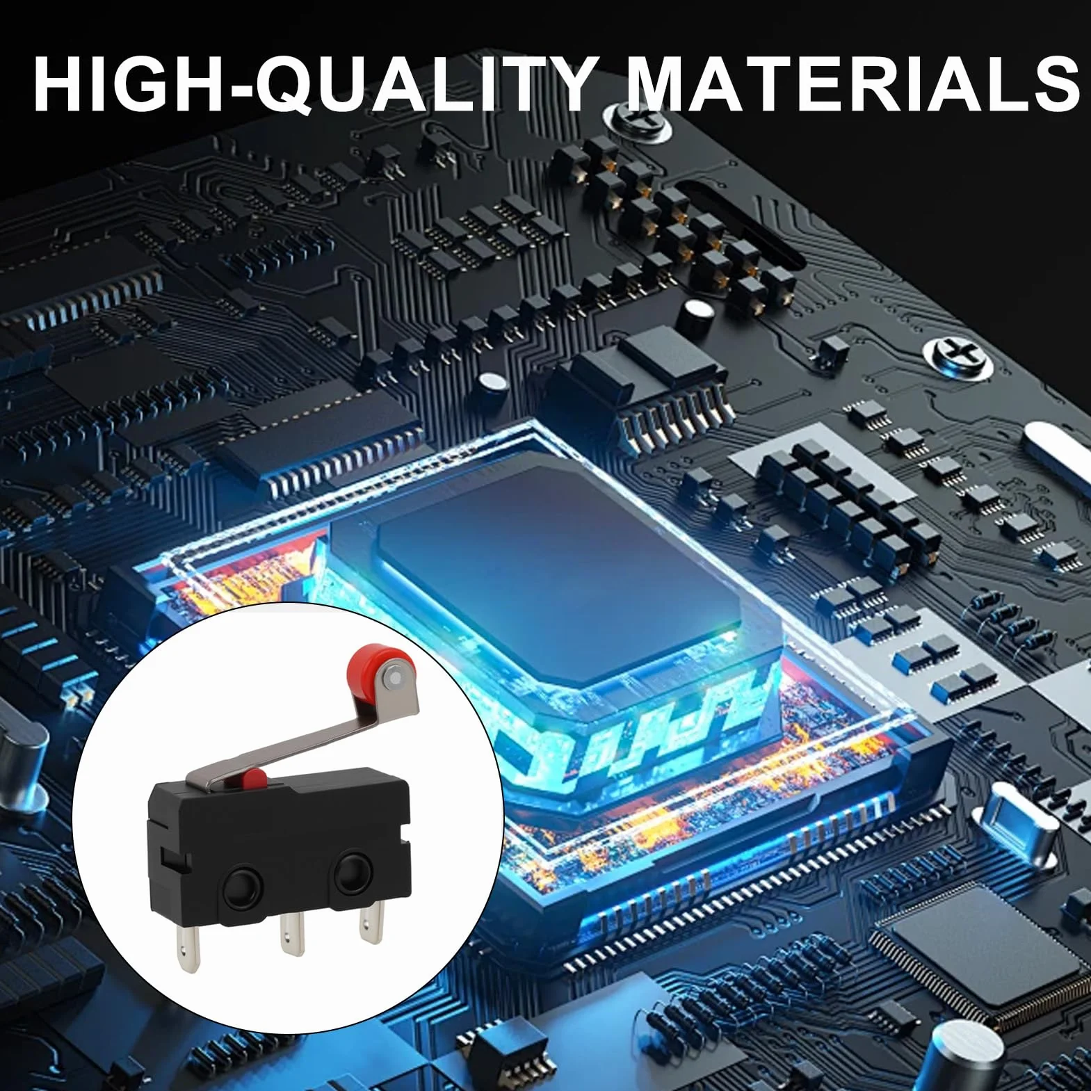 Mikroprzełącznik plastikowy 220V z dźwignią rolkową SPDT 1NO 1NC 5A miniaturowy