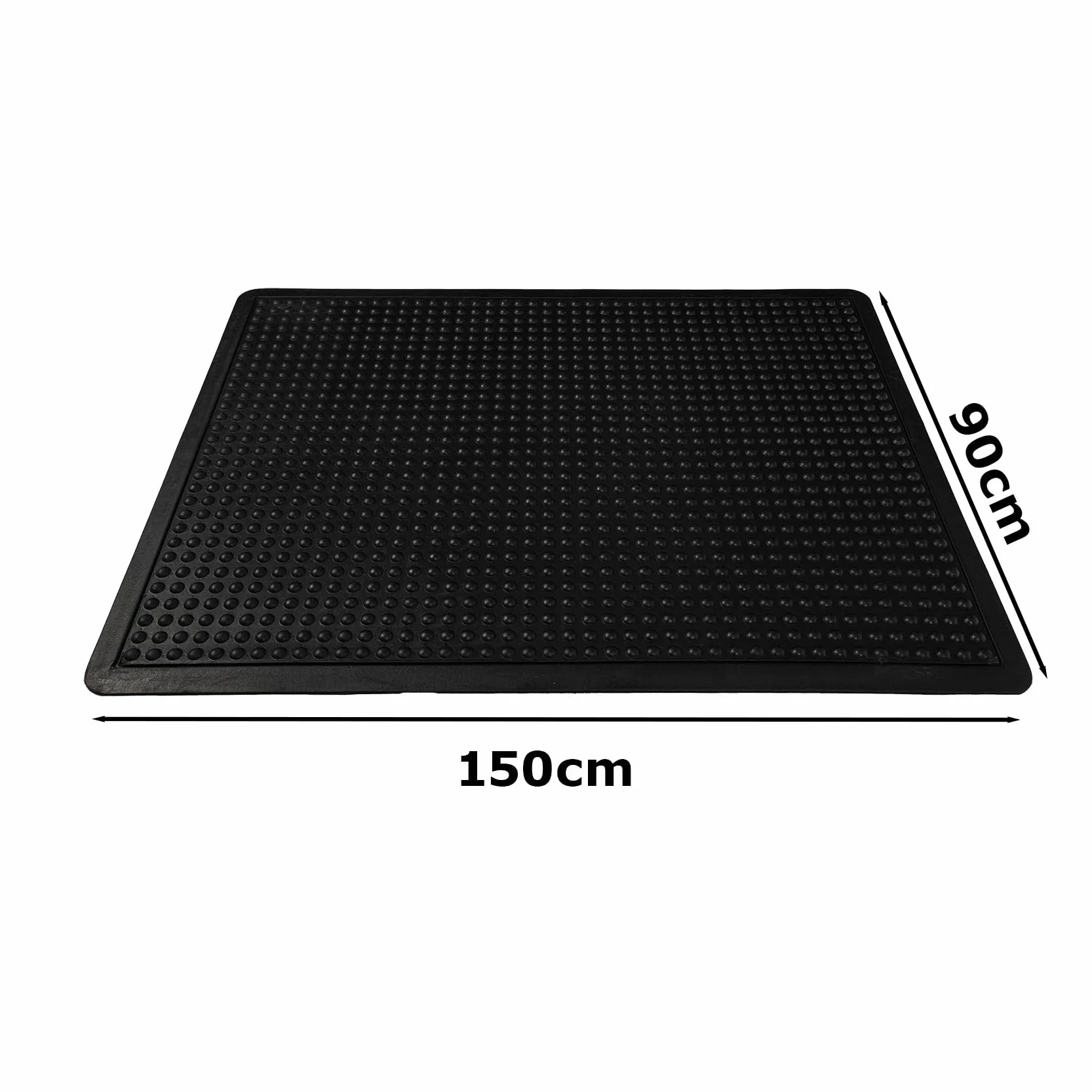 ANRO Mata antyzmęczeniowa 90 x 150 cm ergonomiczna stojąca antypoślizgowa czarna