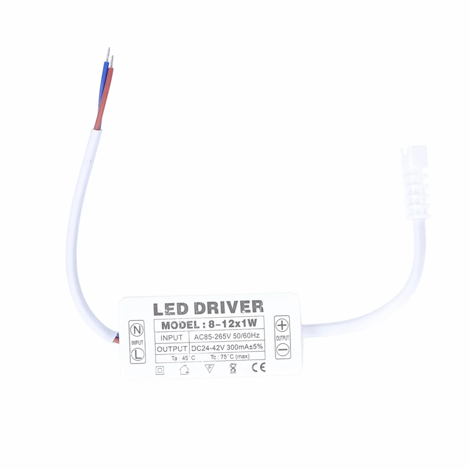 Transformator LED, Sterownik LED Transformator Stałoprądowy 300 MA DC24-42V Sterownik Zasilacza Lampy Adapter AC85-265V do Oświetlenia LED, Sterownik LED