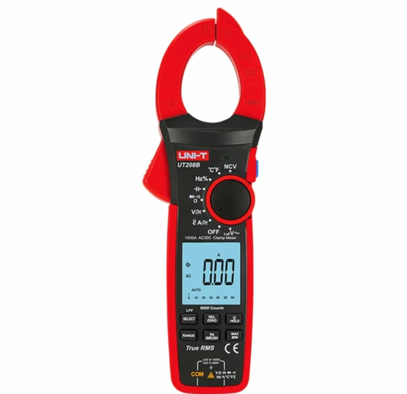 UNI-T UT206B UT207B UT208B Clamp Meter Amperimetrica VFC Electrical Instruments DC/AC Current Voltage Tester Auto Range