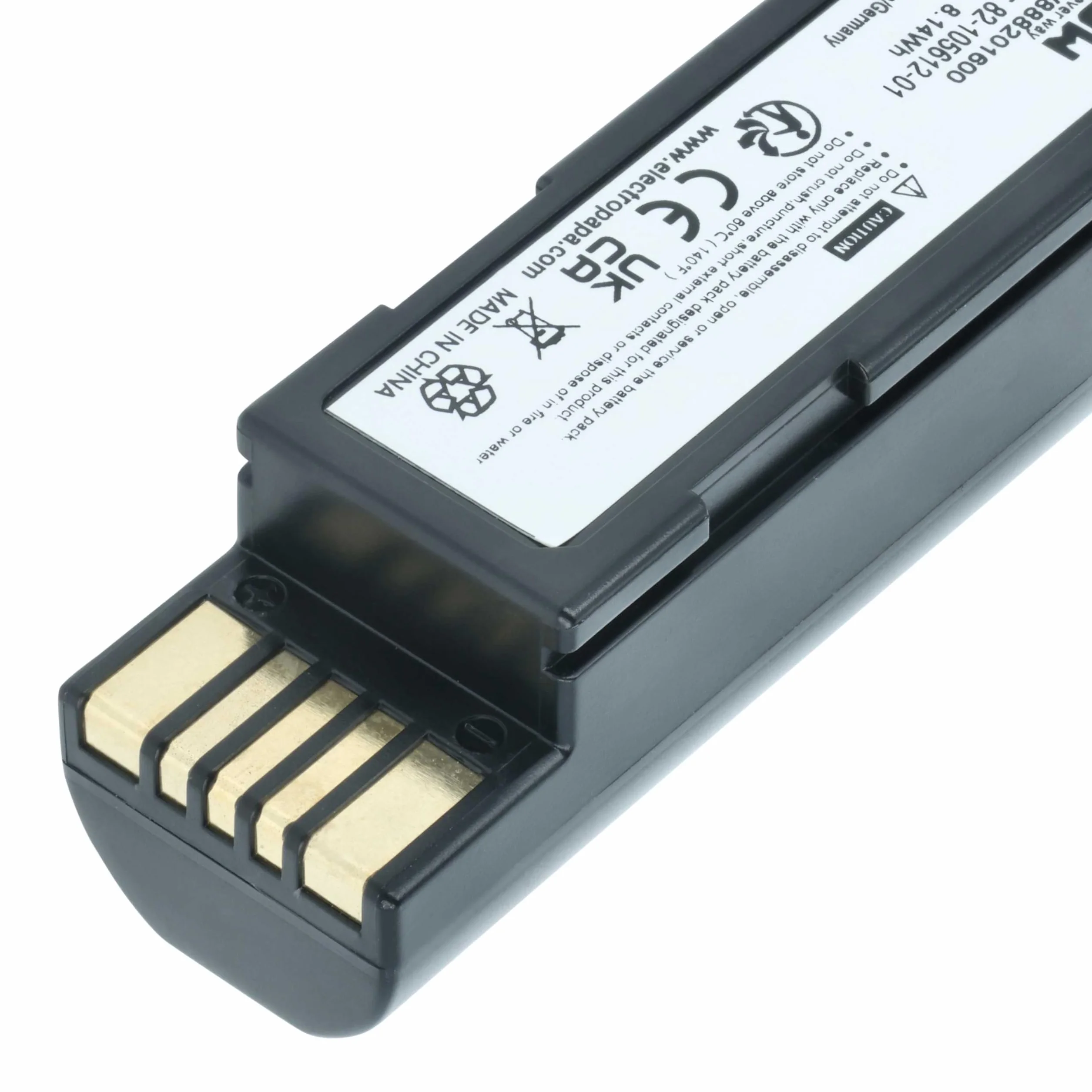 vhbw Bateria zamienna do Zebra 82-166537-01 BTRY-36IAB0E-00 skanera kodów kreskowych POS 2200 mAh 3,7 V litowo-jonowa