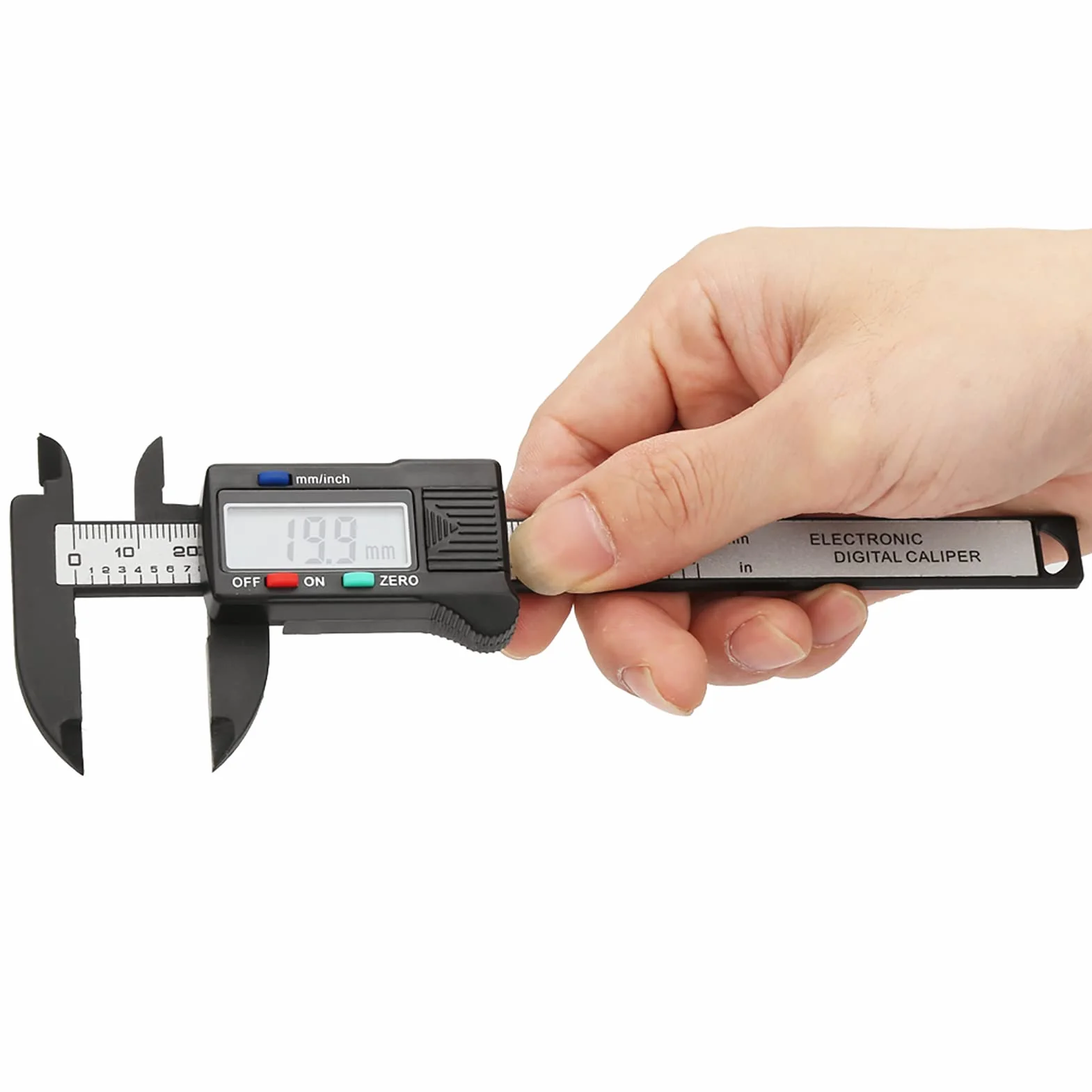 Paquimetro Cyfrowa Suwmiarka Z Włókna Węglowego 100 mm Duży Ekran LCD
