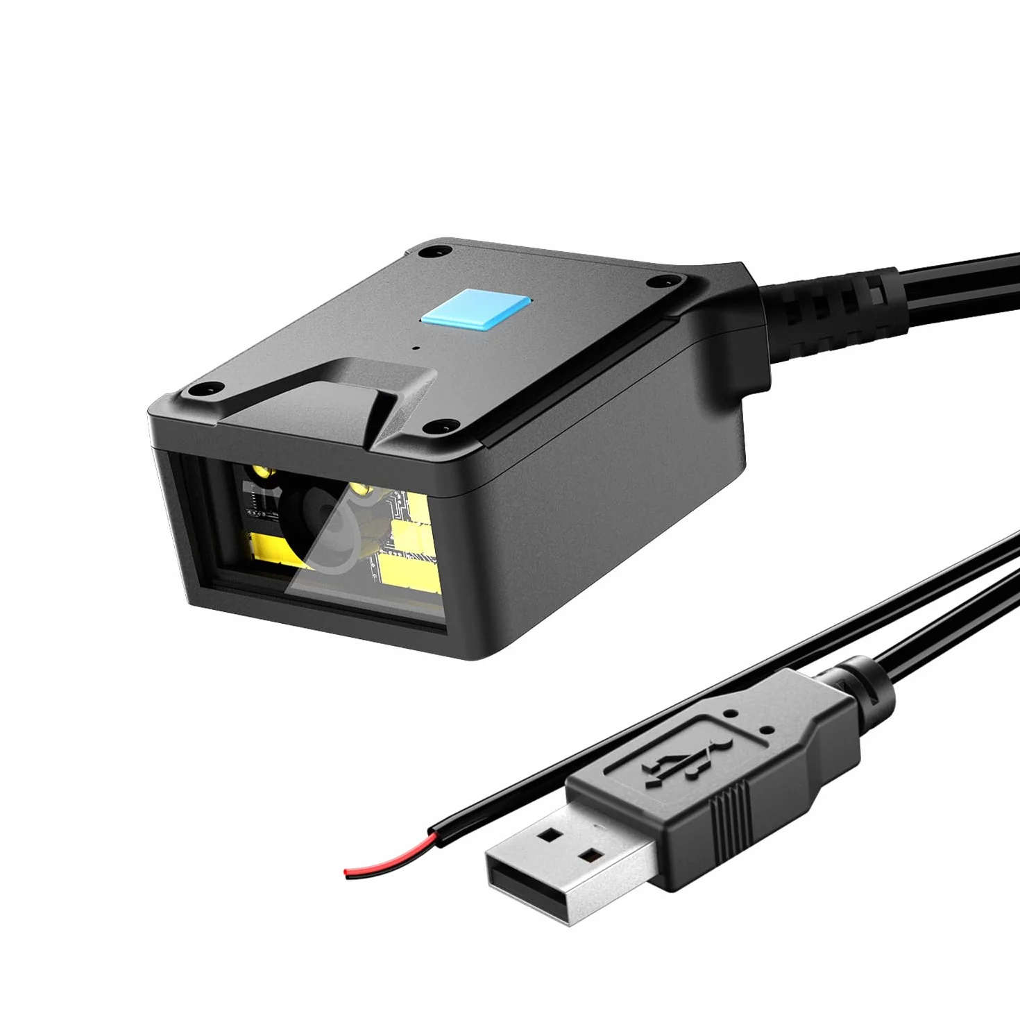NetumScan Skaner kodów kreskowych 2D montowany na stałe silnik klasy przemysłowej 1D/2D/QR czytnik kodów USB