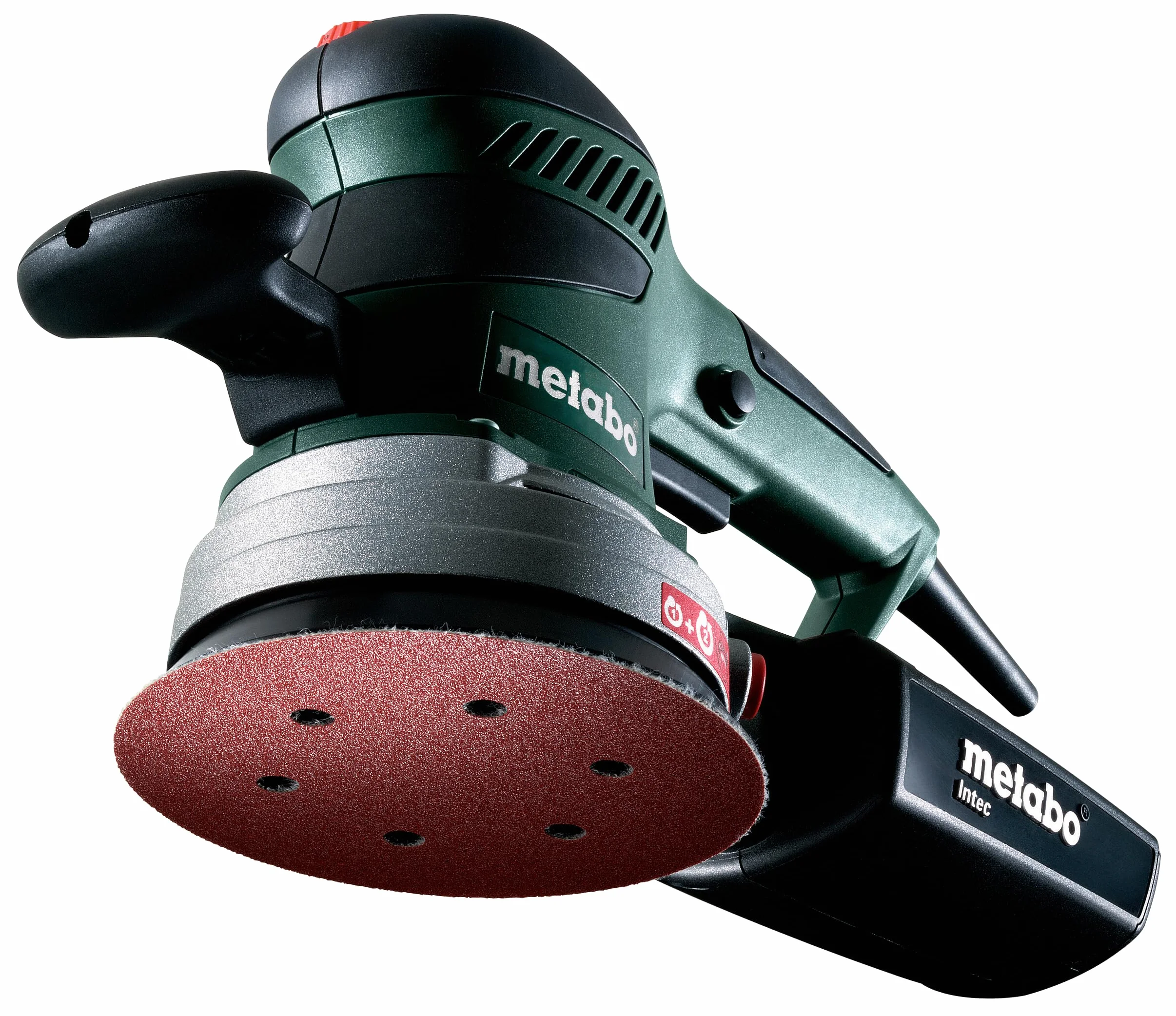 Metabo Talerz podporowy 150 mm, dziurkowany, miękkie wykonanie, z mocowaniem na rzepy, do SXE 425 XL/ SXE 450, do arkuszy szlifierskich przyczepnych (631156000) Średnica: 150 mm, Twardość: miękki, Wersja: perforowany (6 otworów)