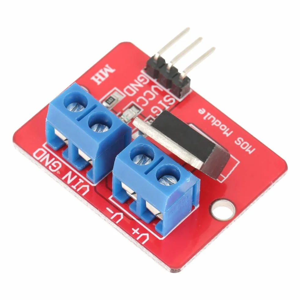5 Sztuk Moduł Sterownika 3.3 V/5 V IRF520 Moduły Sterownika MOSFET PWM LED Bezstopniowy Silnik ściemniania Bezstopniowa Regulacja Prędkości Płyty Napędowe Wyjście 0-24 V